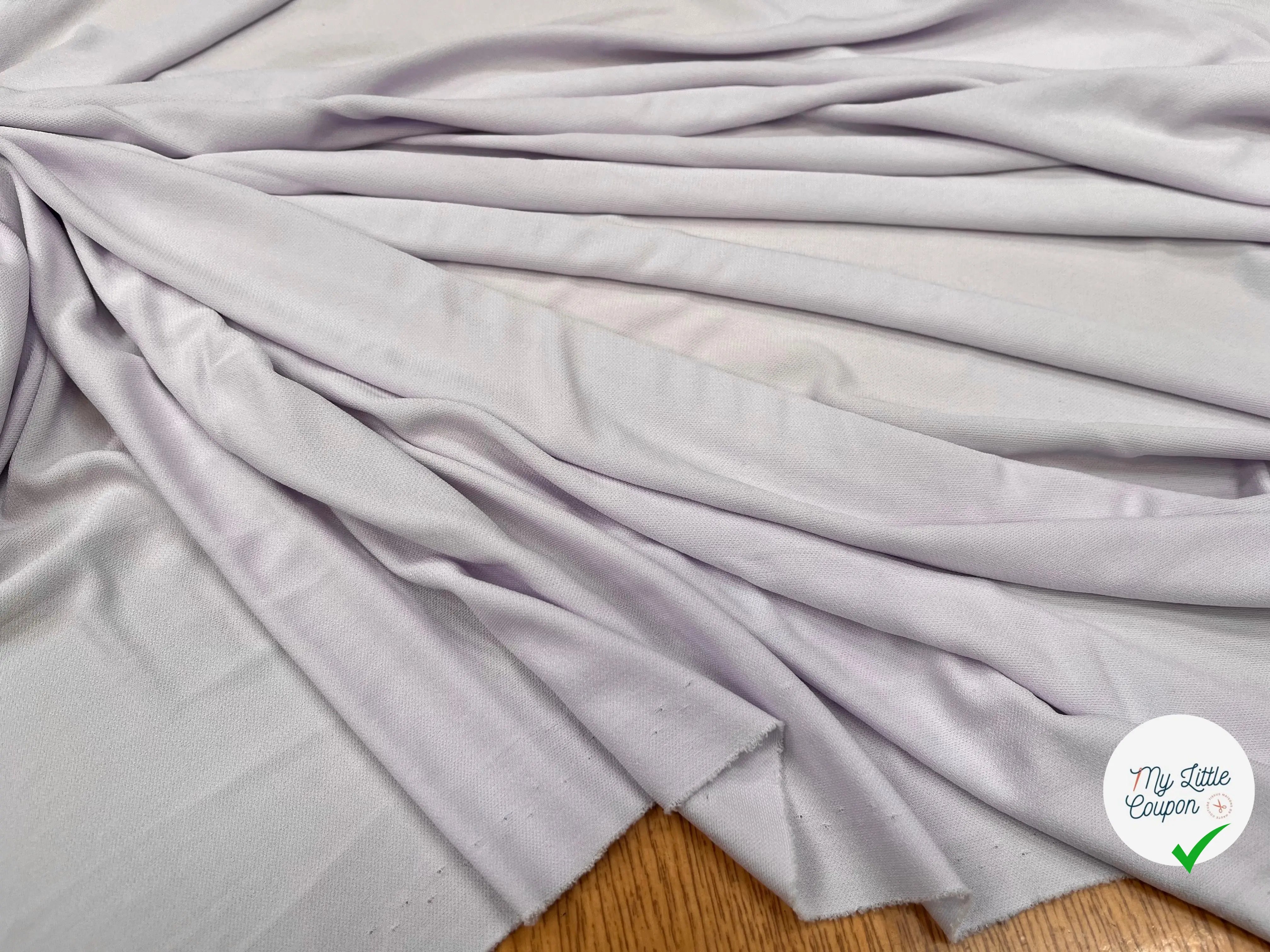 JERSEY DE COTON STRETCH LAVANDE - My Little Coupon