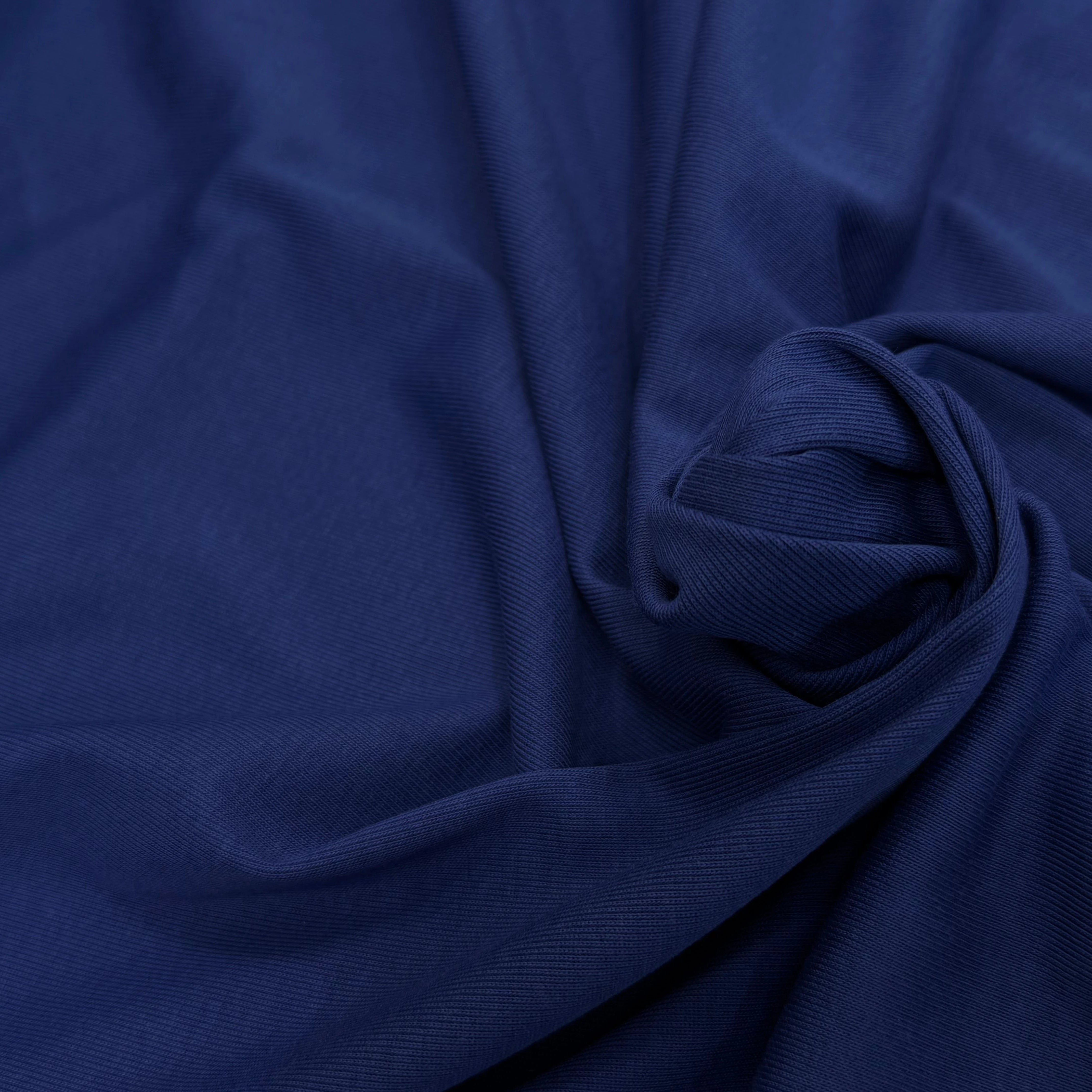 JERSEY DE COTON STRETCH QUALITÉ PREMIUM BLEU - My Little Coupon