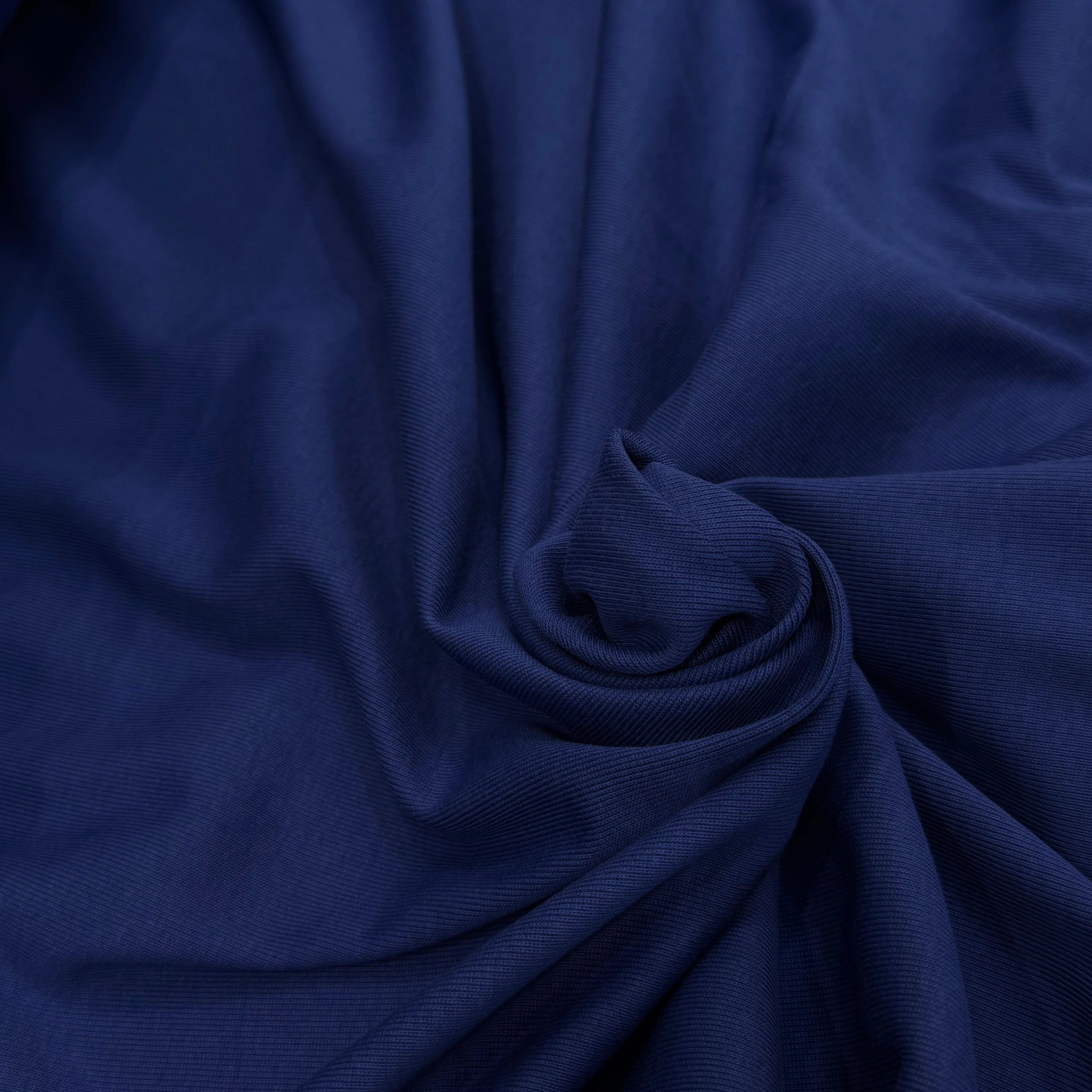 JERSEY DE COTON STRETCH QUALITÉ PREMIUM BLEU - My Little Coupon