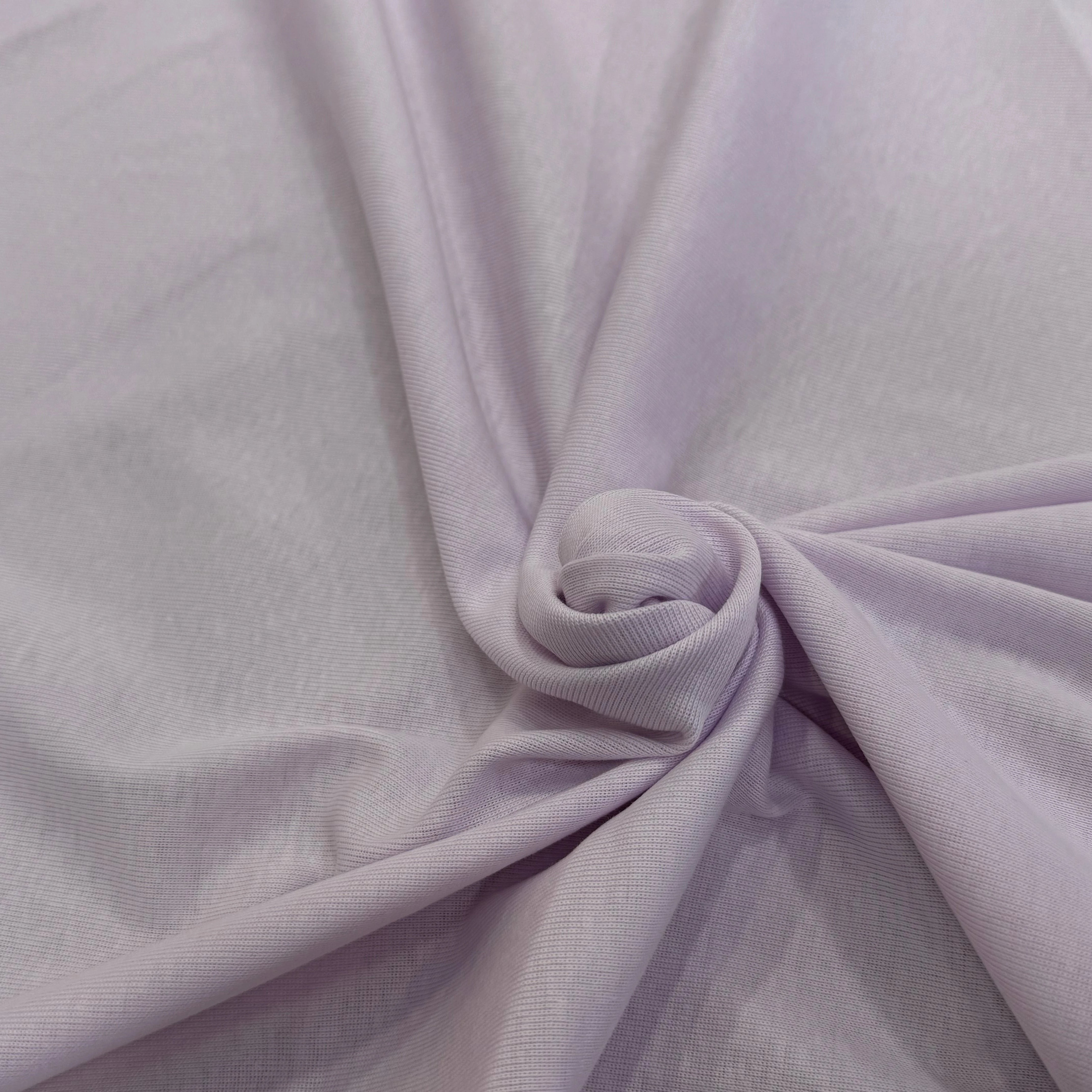 JERSEY DE COTON STRETCH QUALITÉ PREMIUM LILAS - My Little Coupon