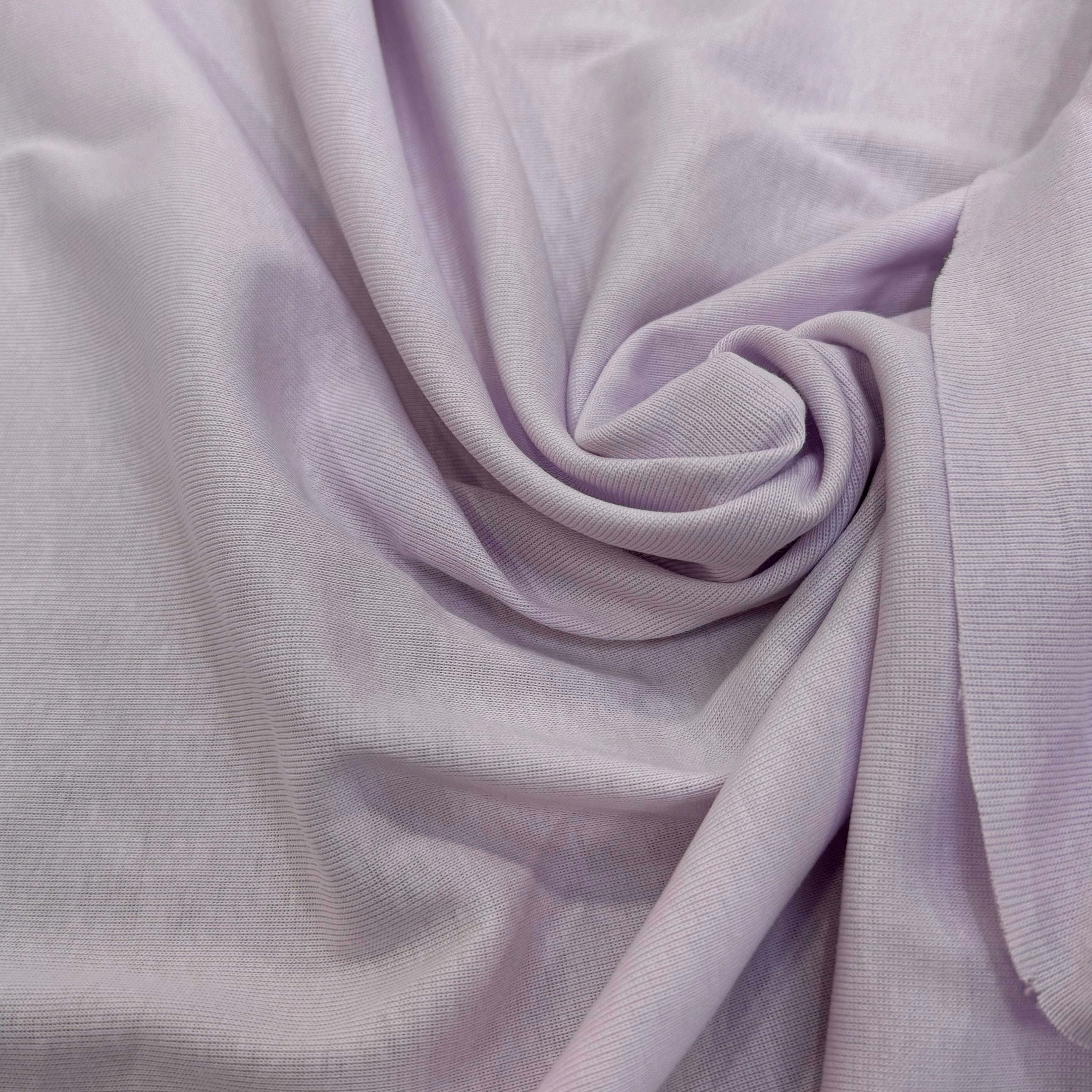 JERSEY DE COTON STRETCH QUALITÉ PREMIUM LILAS - My Little Coupon