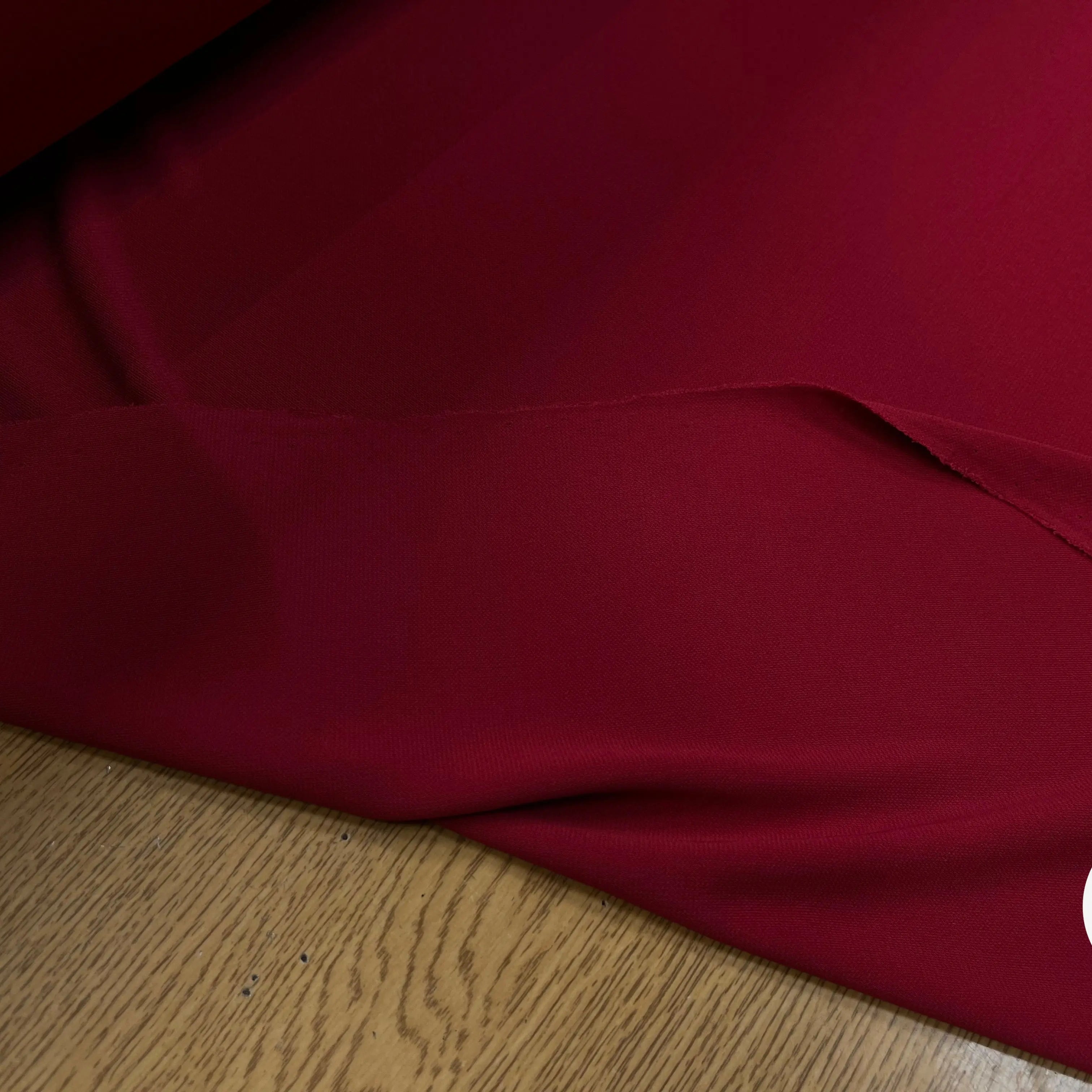 JERSEY DE COTON STRETCH ROUGE RUBY - My Little Coupon