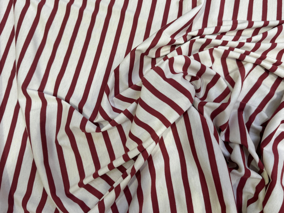 JERSEY DE COTON UNI ROUGE BRIQUE PROFOND FABRICATION RÉGION DE TROYES 🇫🇷 - My Little Coupon