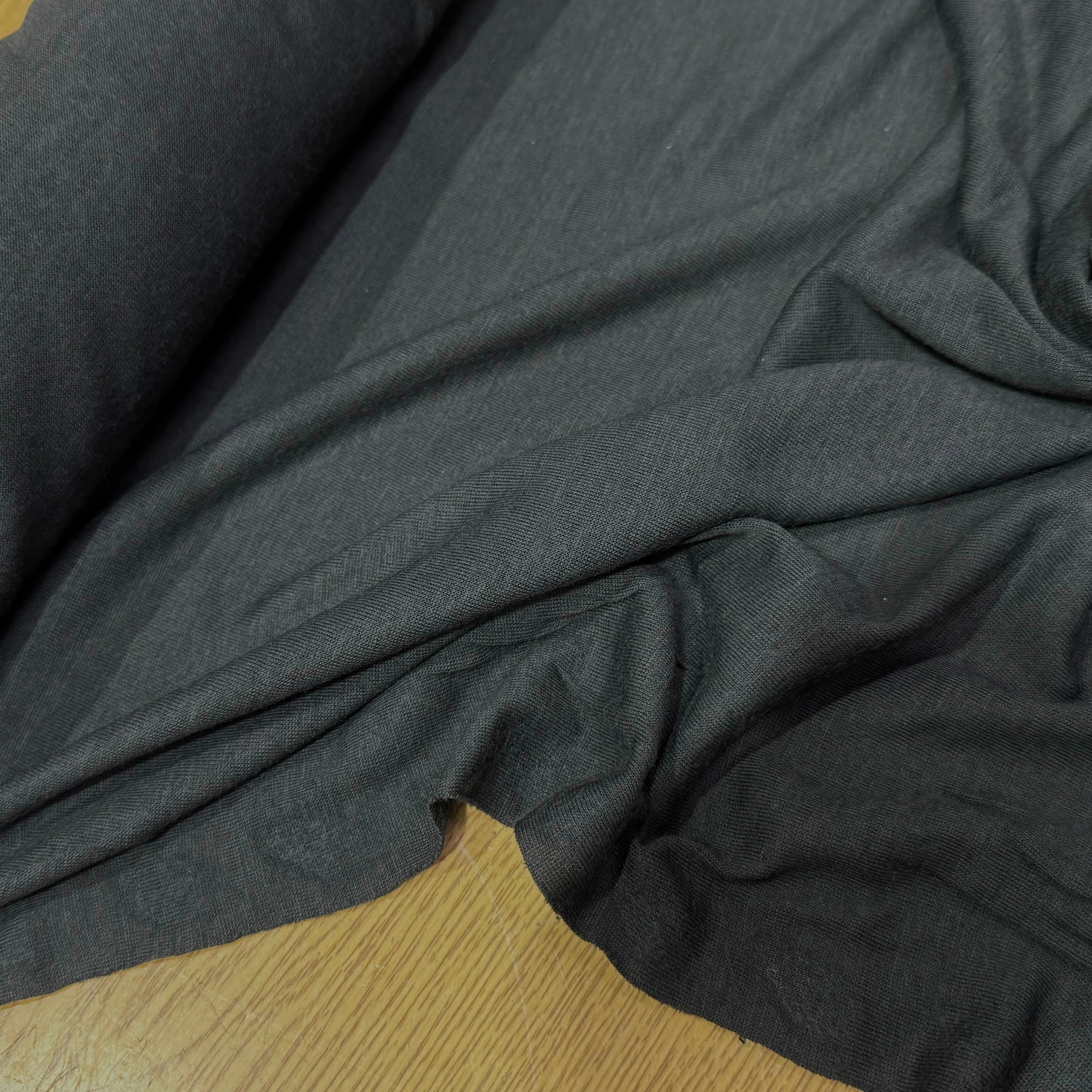 JERSEY DE LAINE DOUX GRIS ULTRA STRETCH 75% LAINE - My Little Coupon