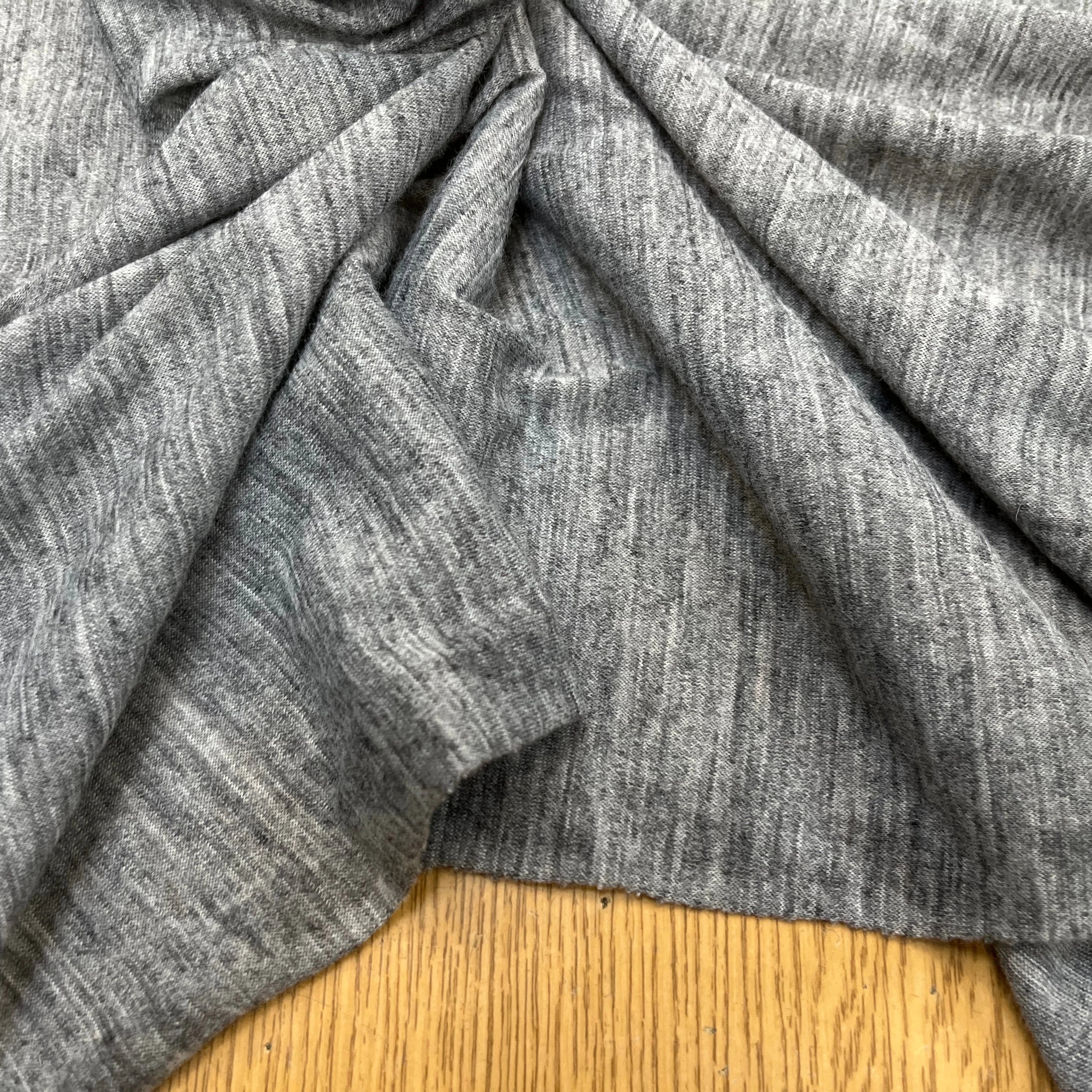 JERSEY DE LAINE GRIS CHINÉ - My Little Coupon