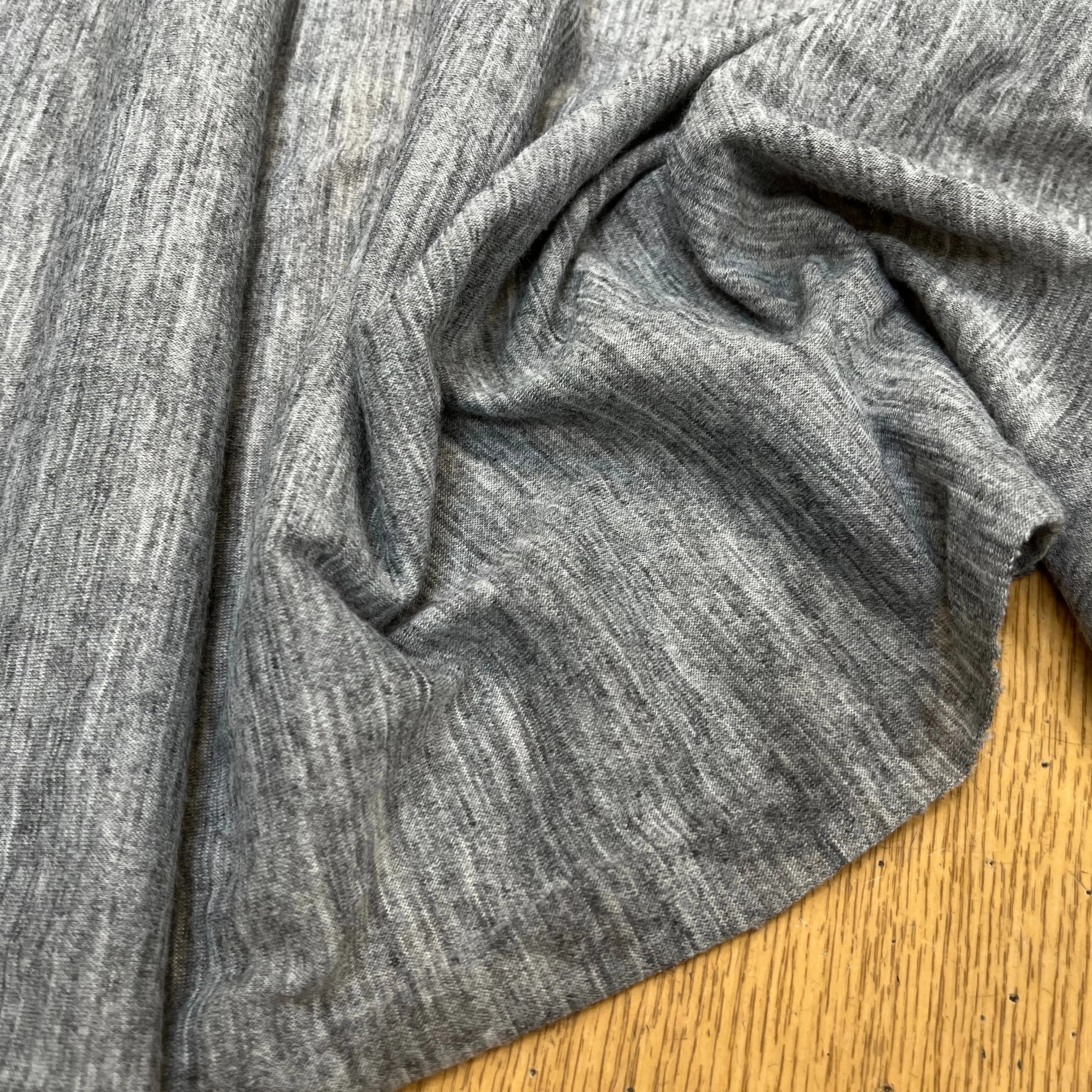 JERSEY DE LAINE GRIS CHINÉ - My Little Coupon