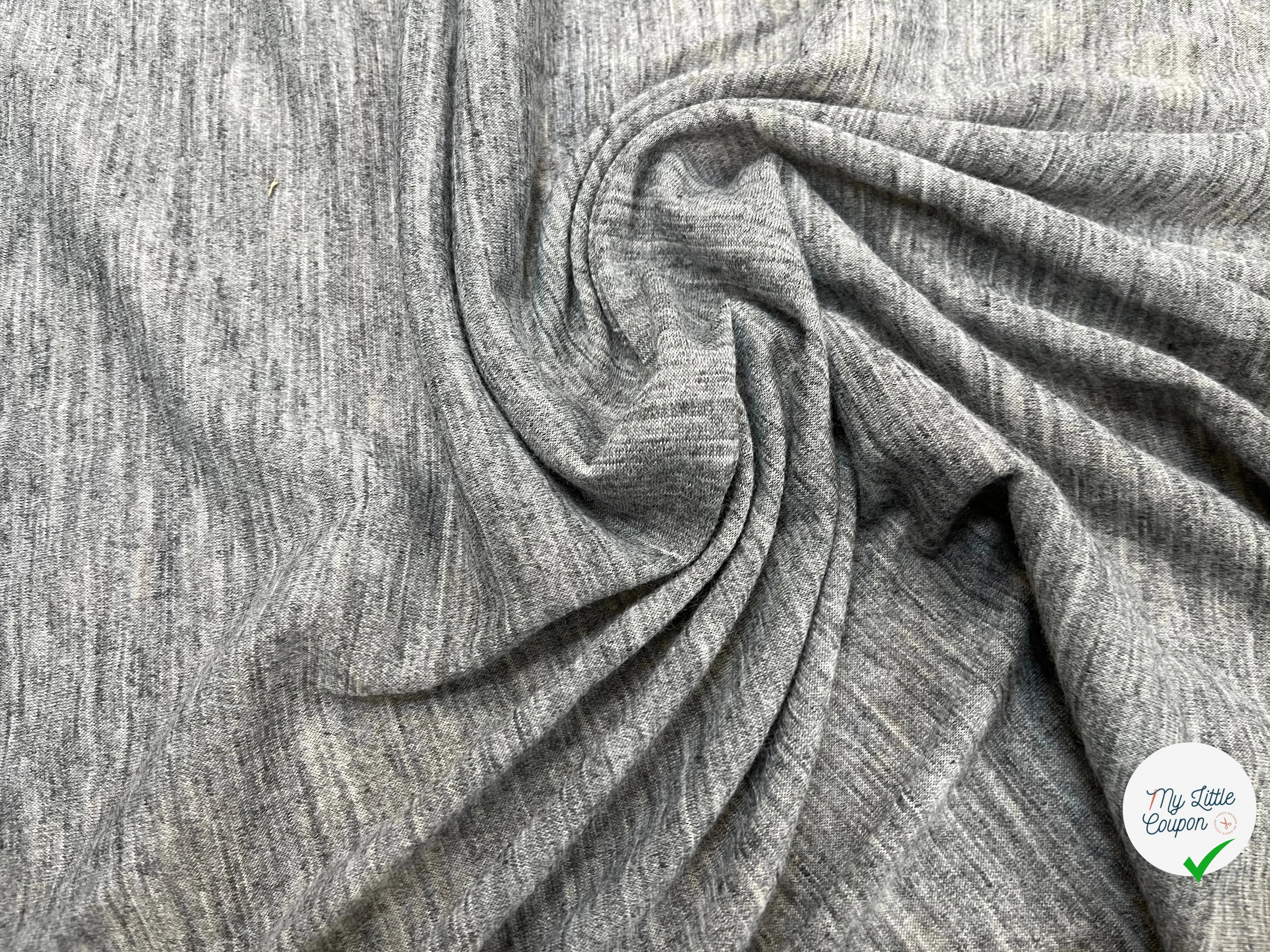 JERSEY DE LAINE GRIS CHINÉ - My Little Coupon