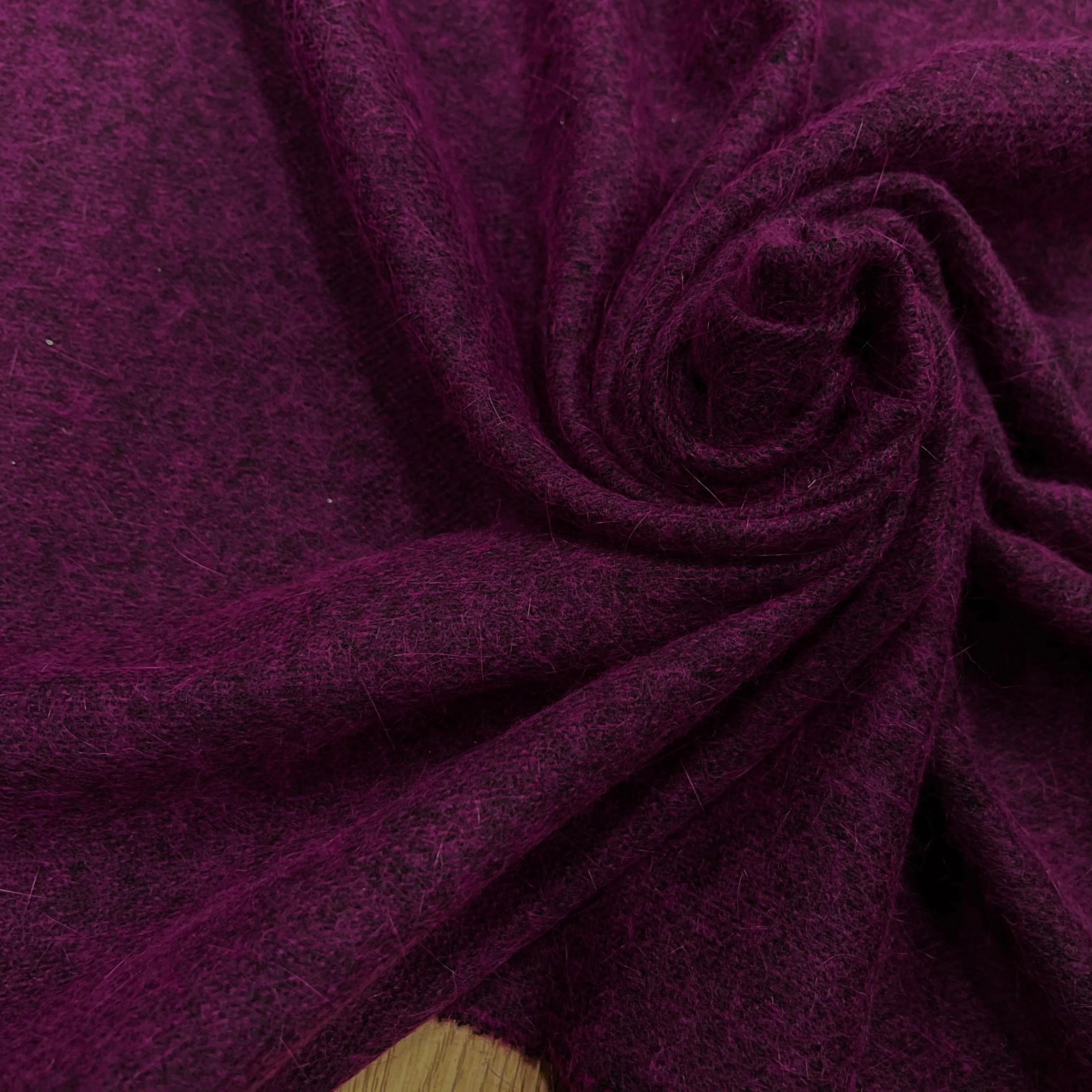 JERSEY DE LAINE LÉGER VIOLET 95% LAINE - My Little Coupon