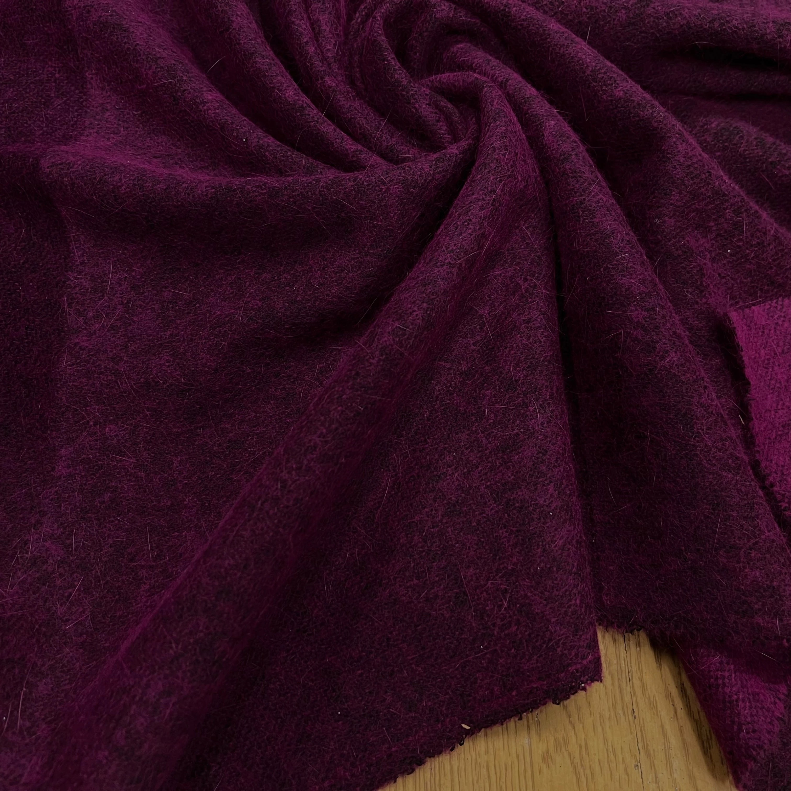 JERSEY DE LAINE LÉGER VIOLET 95% LAINE - My Little Coupon