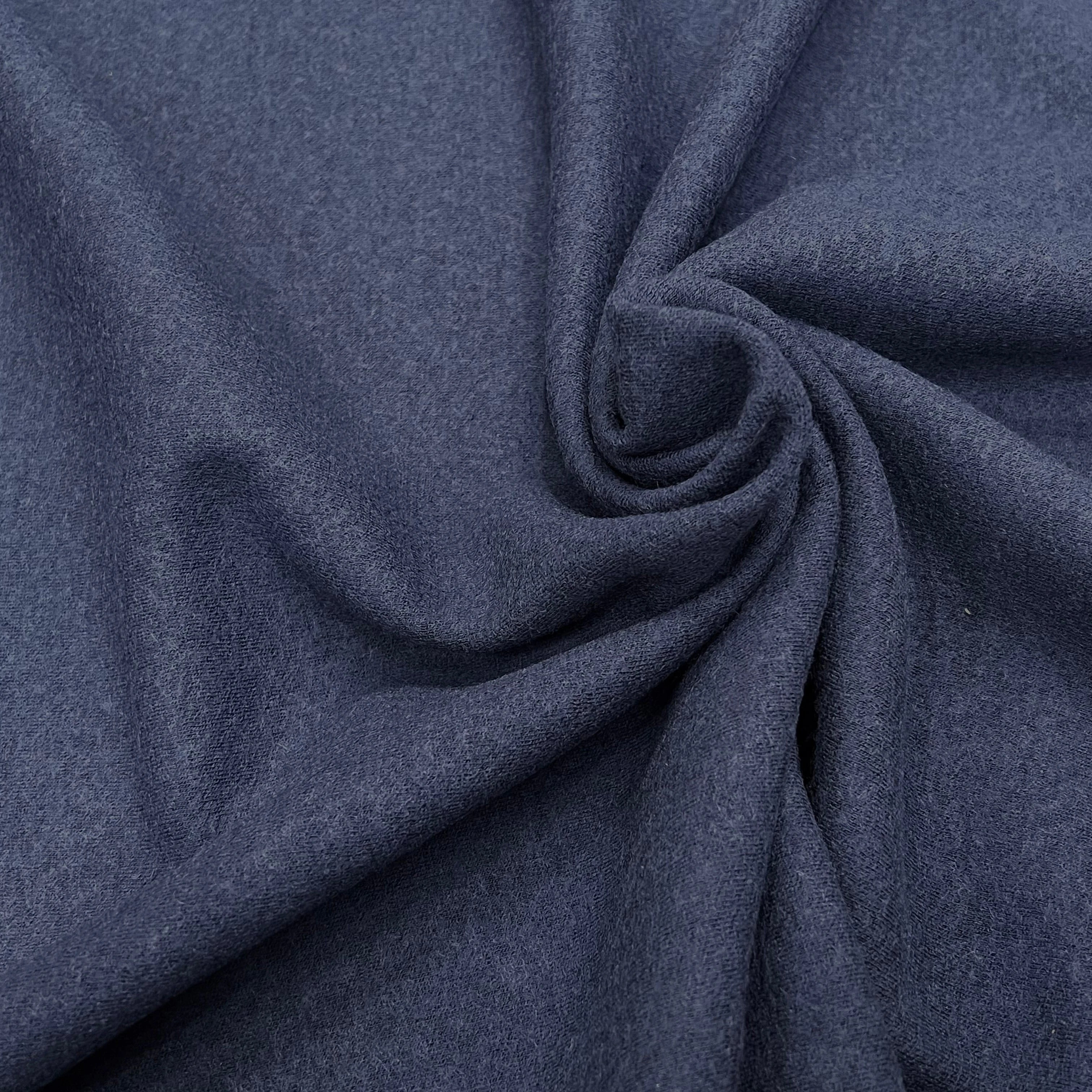 JERSEY DE LAINE LOURD BLEU MARRINE 100% LAINE - My Little Coupon