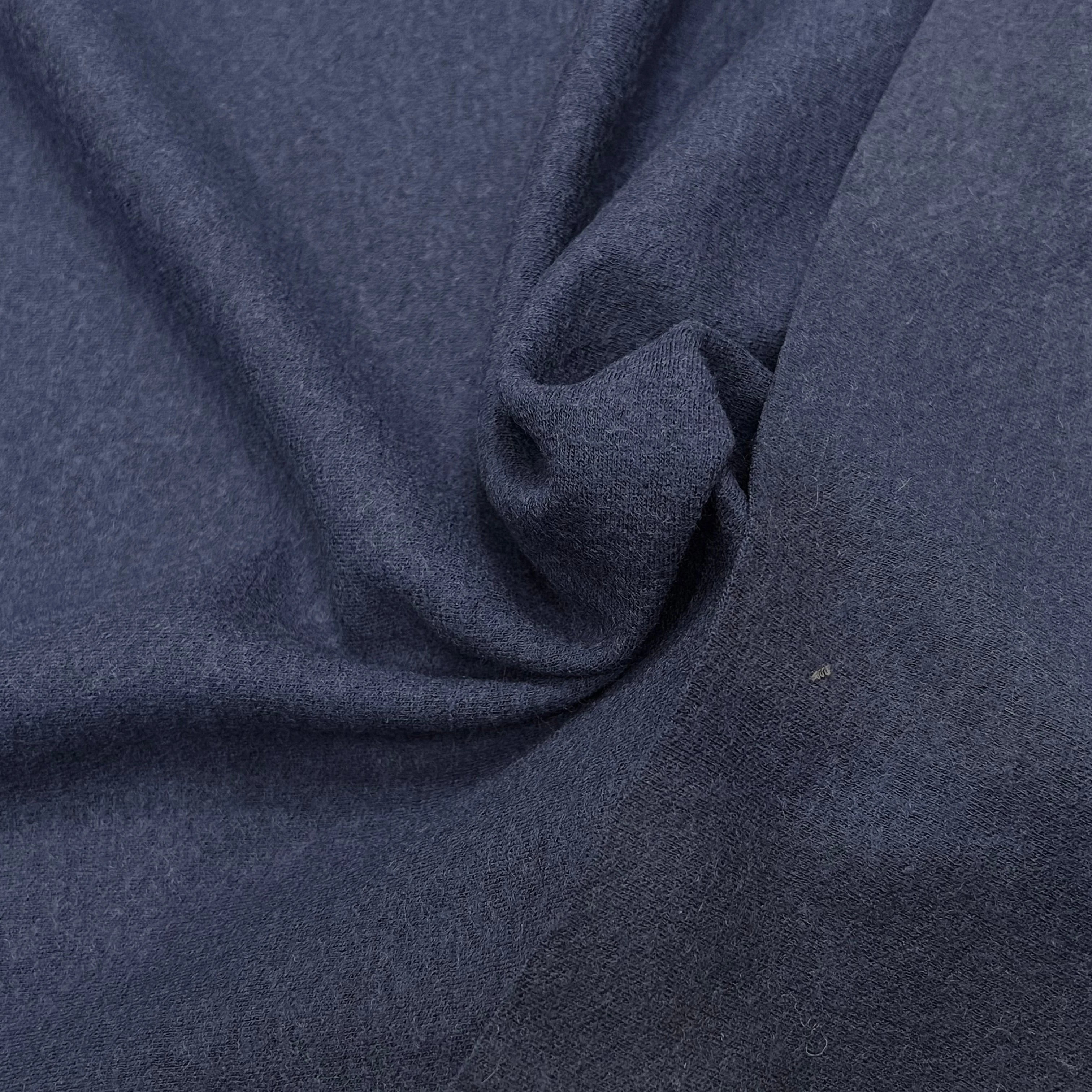 JERSEY DE LAINE LOURD BLEU MARRINE 100% LAINE - My Little Coupon