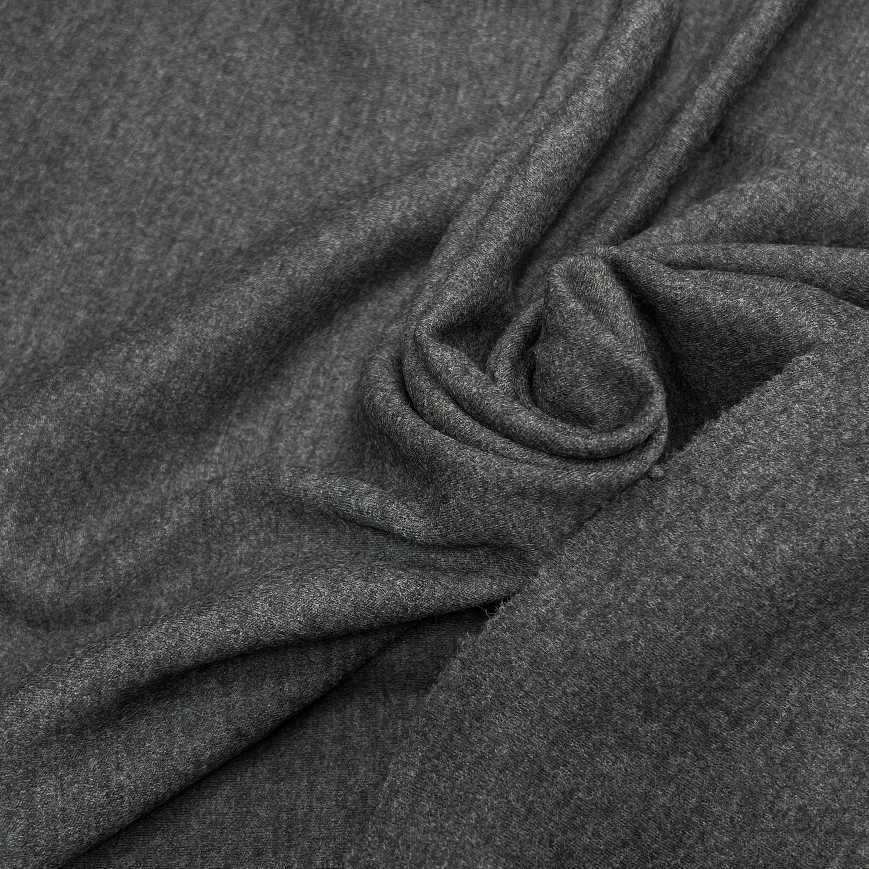 JERSEY DE LAINE LOURD STRETCH GRIS 100% LAINE - My Little Coupon