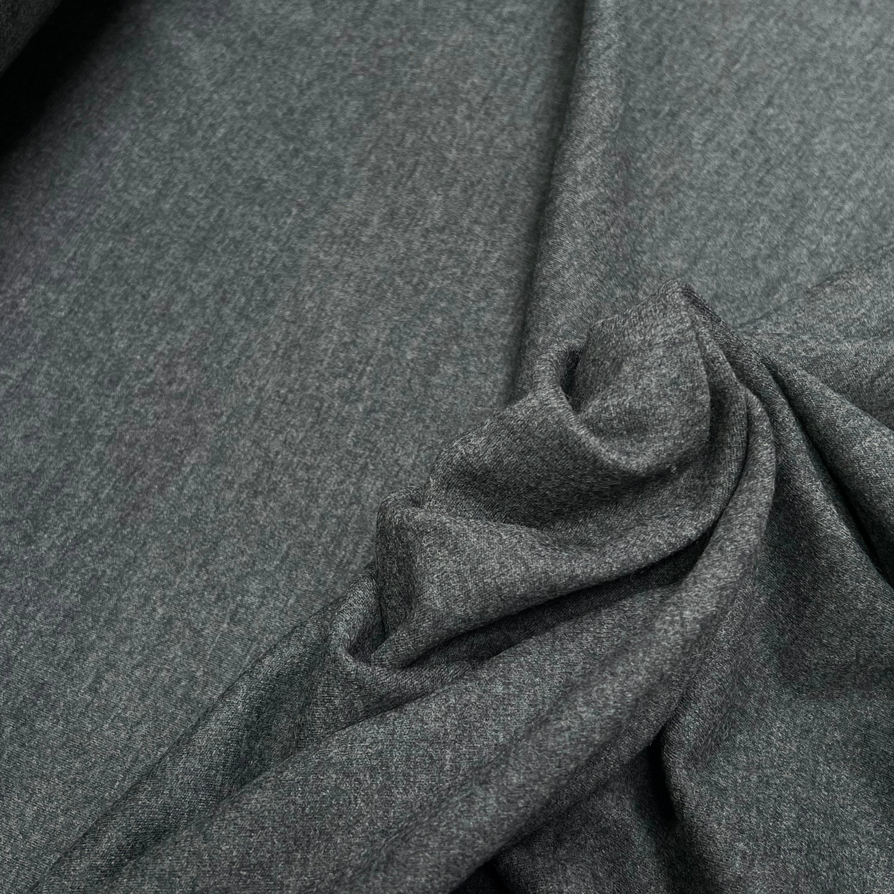 JERSEY DE LAINE LOURD STRETCH GRIS 100% LAINE - My Little Coupon