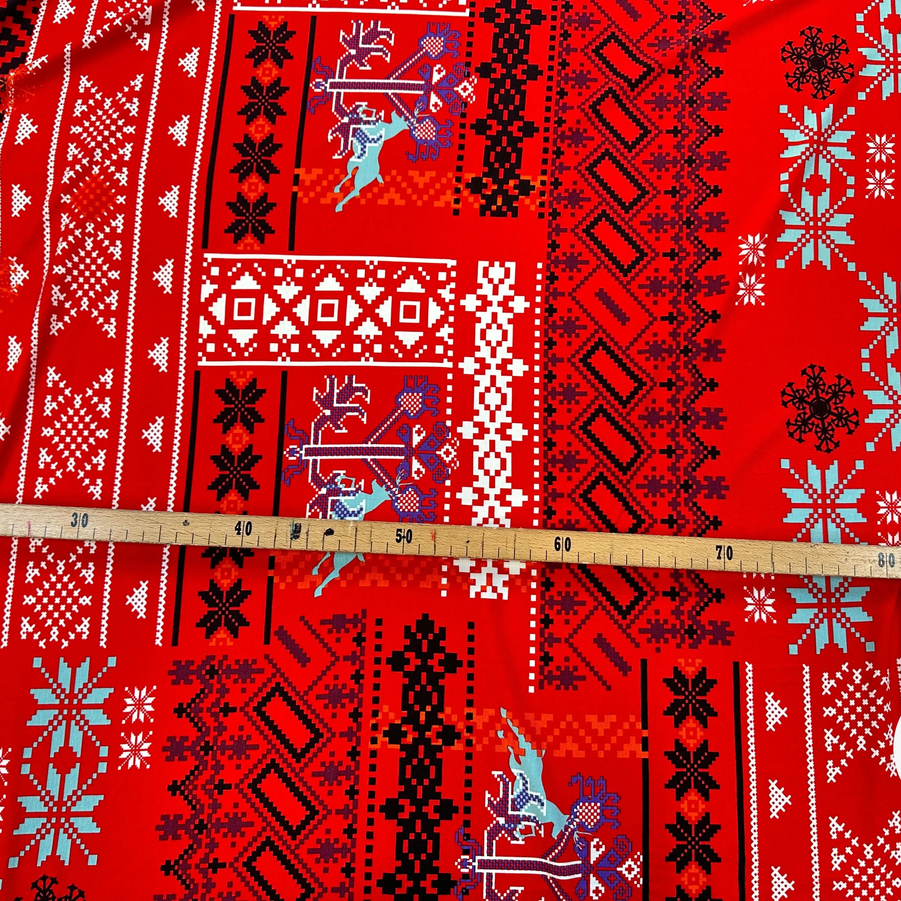 JERSEY FLUIDE VISCOSE HAPPY CHRISTMAS MLC INTERN