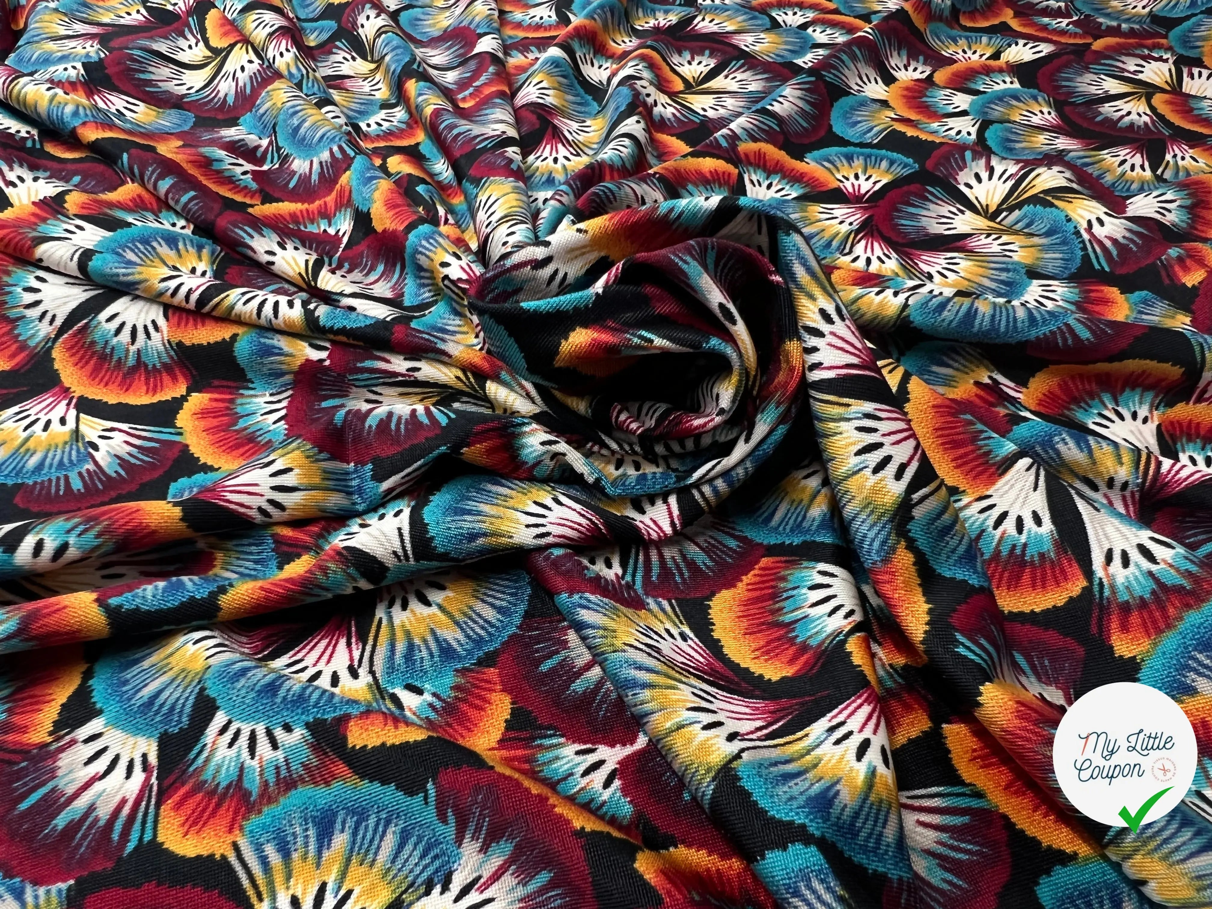JERSEY IMPRIMÉ FEATHER - My Little Coupon - tissu - coudre