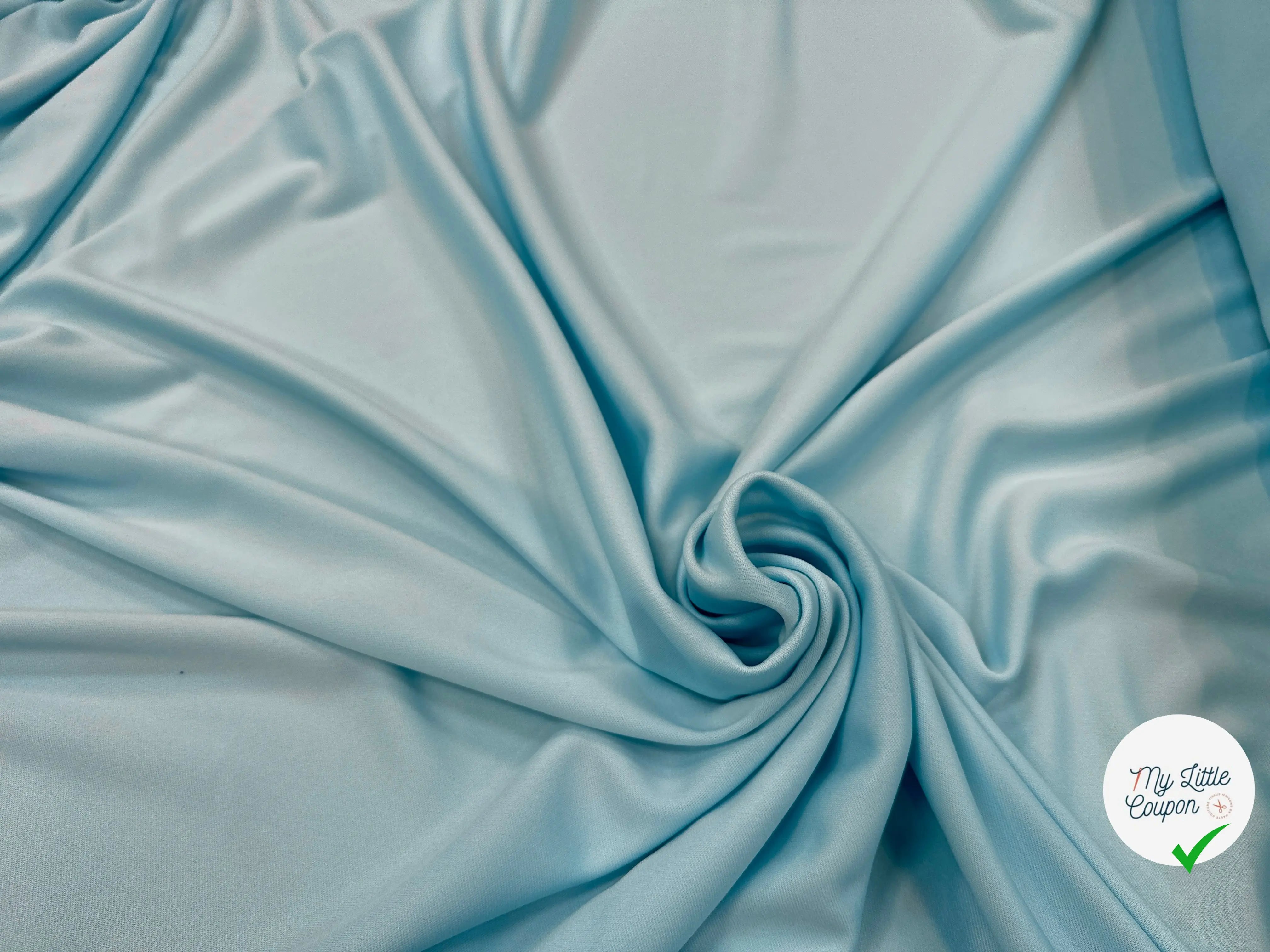 JERSEY INTERLOCK BLEU CIEL - My Little Coupon