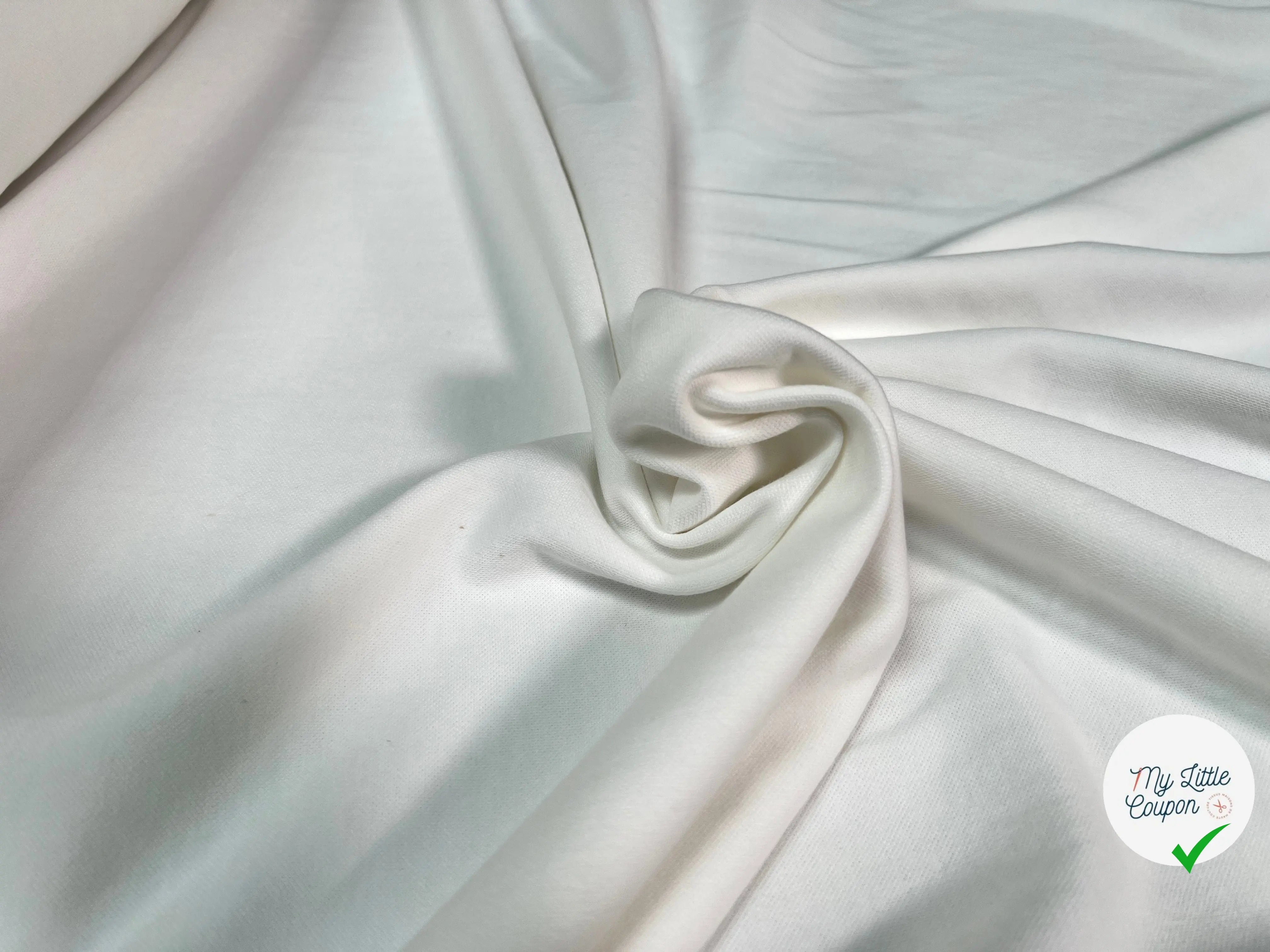 JERSEY INTERLOCK COTON QUALITÉ PRESTIGIEUSE JAPON - My Little Coupon - tissu - coudre