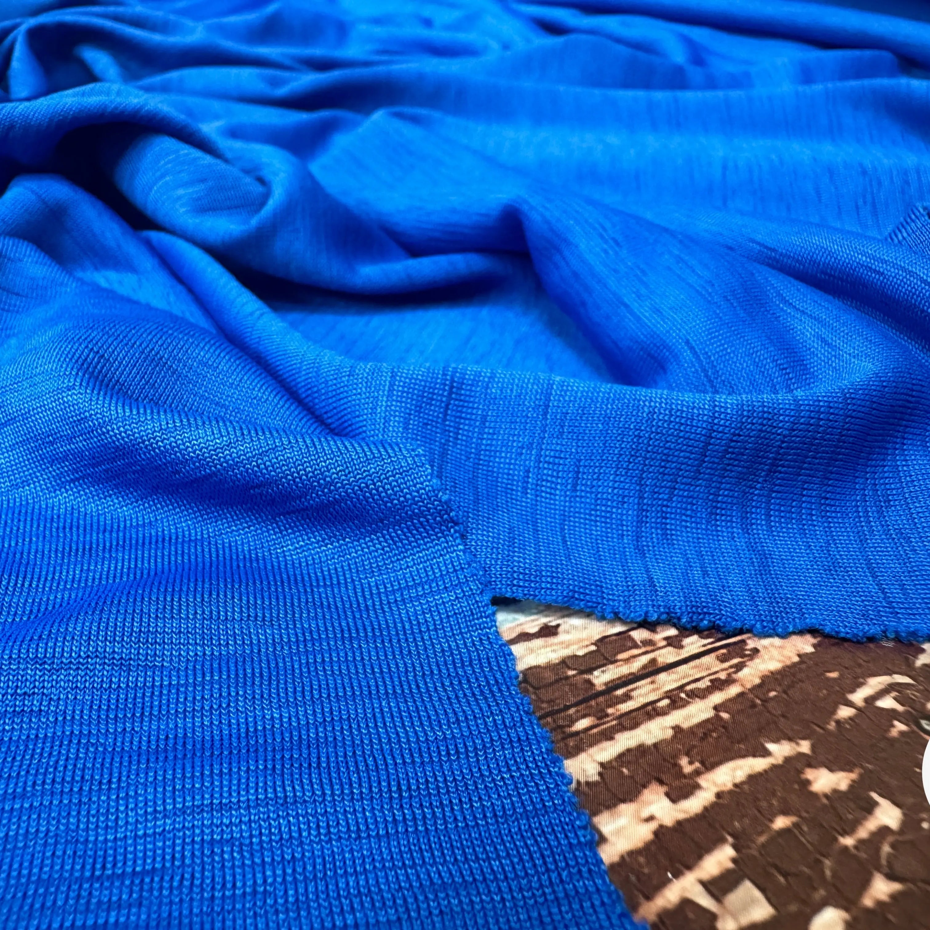 JERSEY JASPÉ FROID BLEU ELECTRIQUE - My Little Coupon