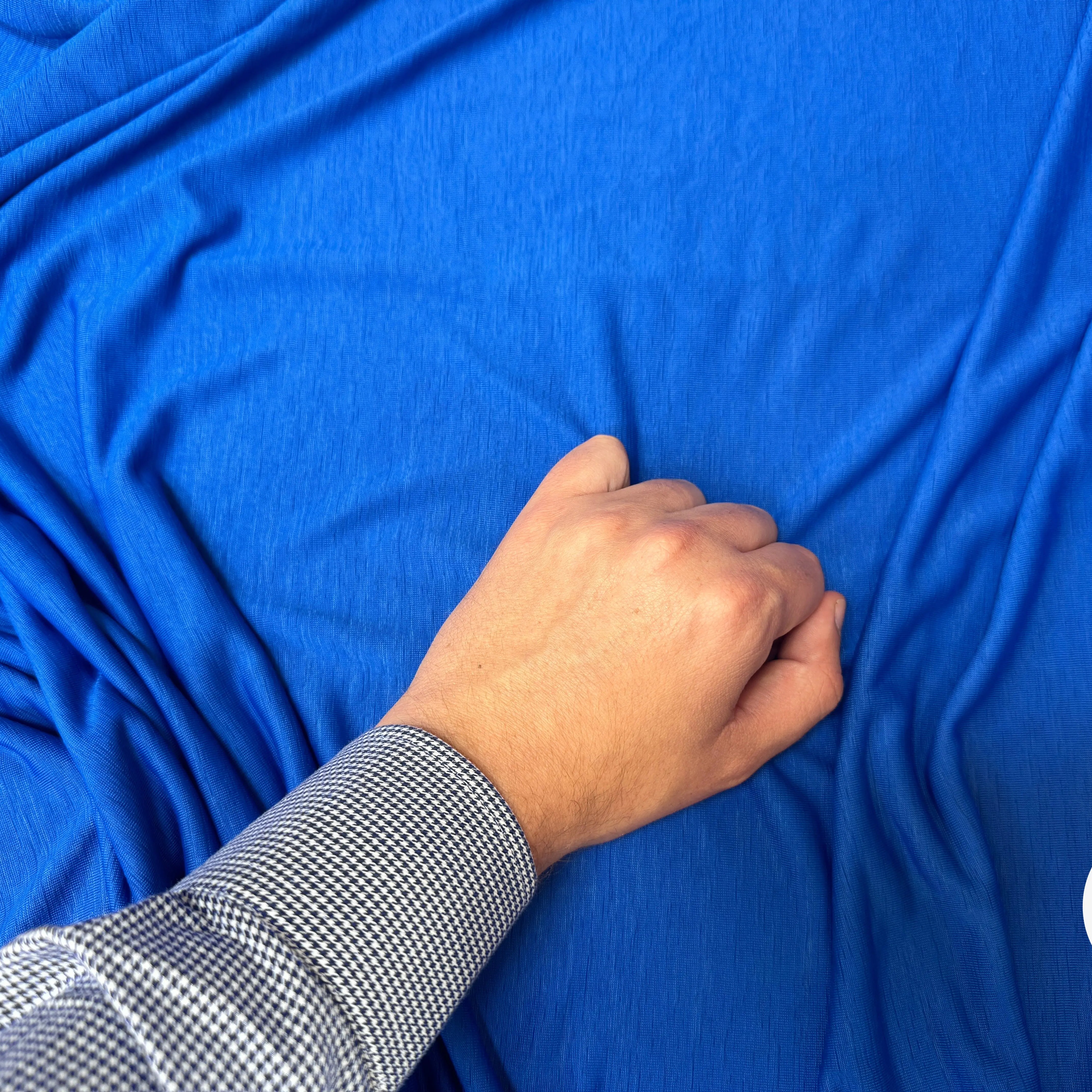 JERSEY JASPÉ FROID BLEU ELECTRIQUE - My Little Coupon