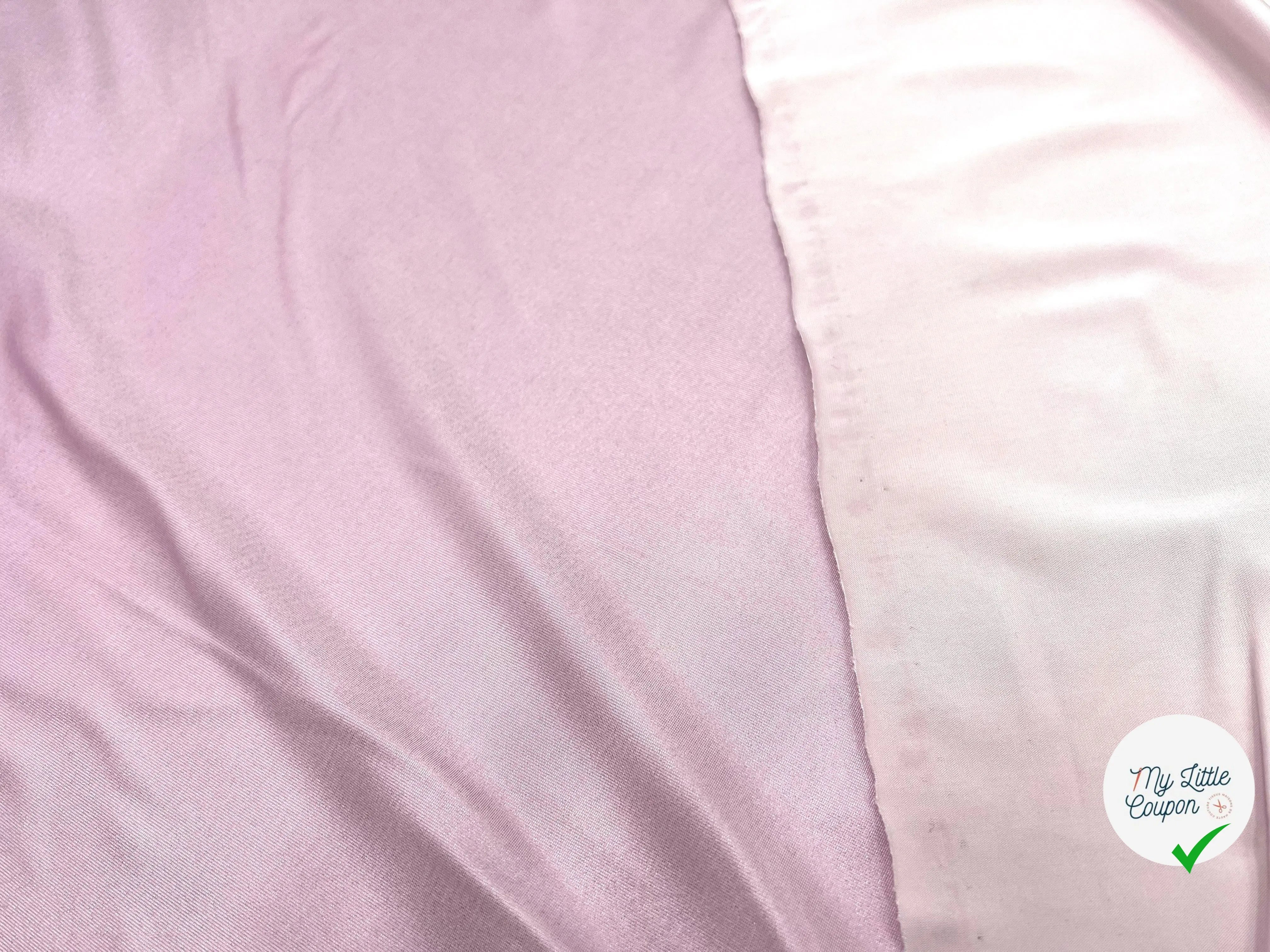 JERSEY LAMINATION ROSE SHINY - My Little Coupon - tissu - coudre
