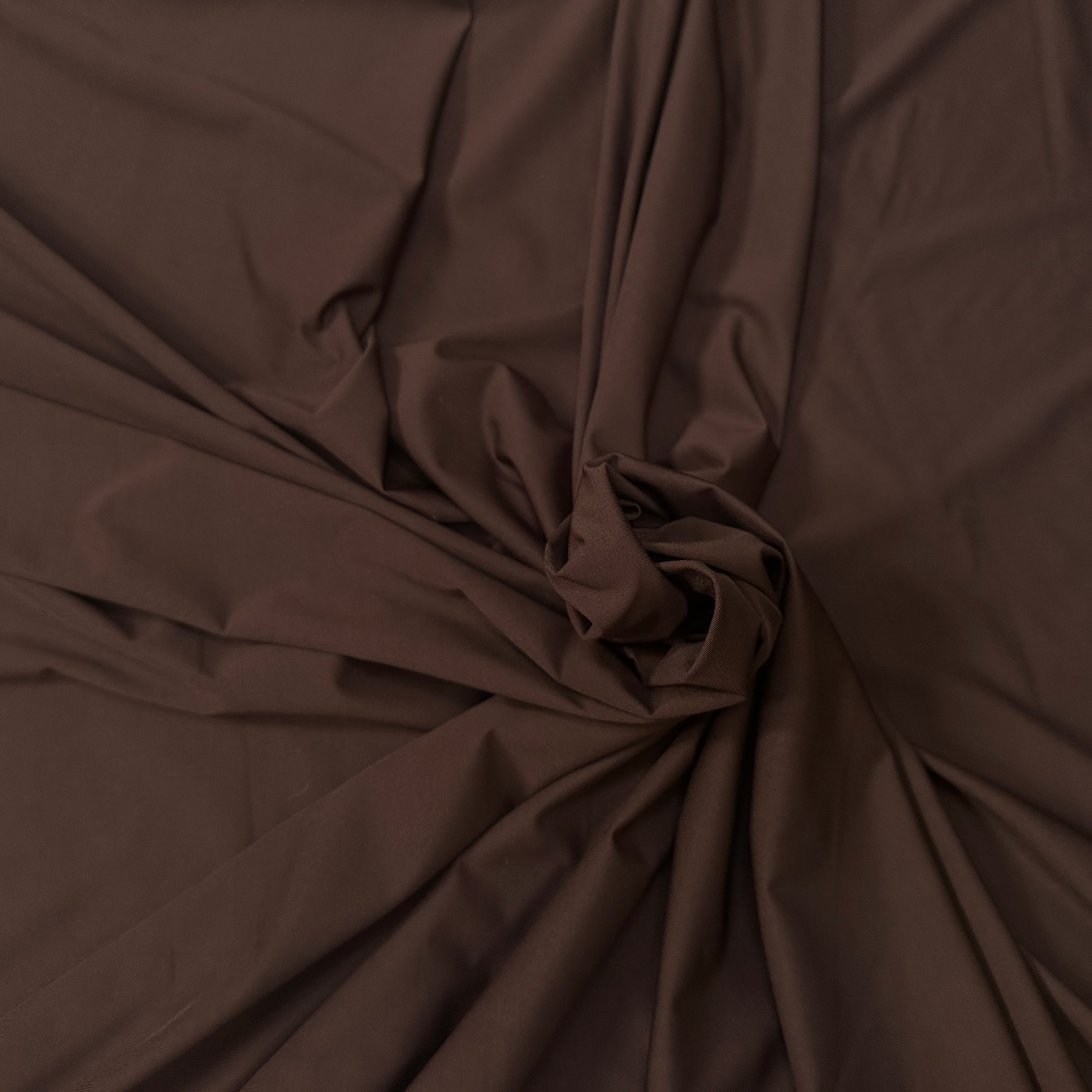 JERSEY LISSE POLYAMIDE MARRON - My Little Coupon