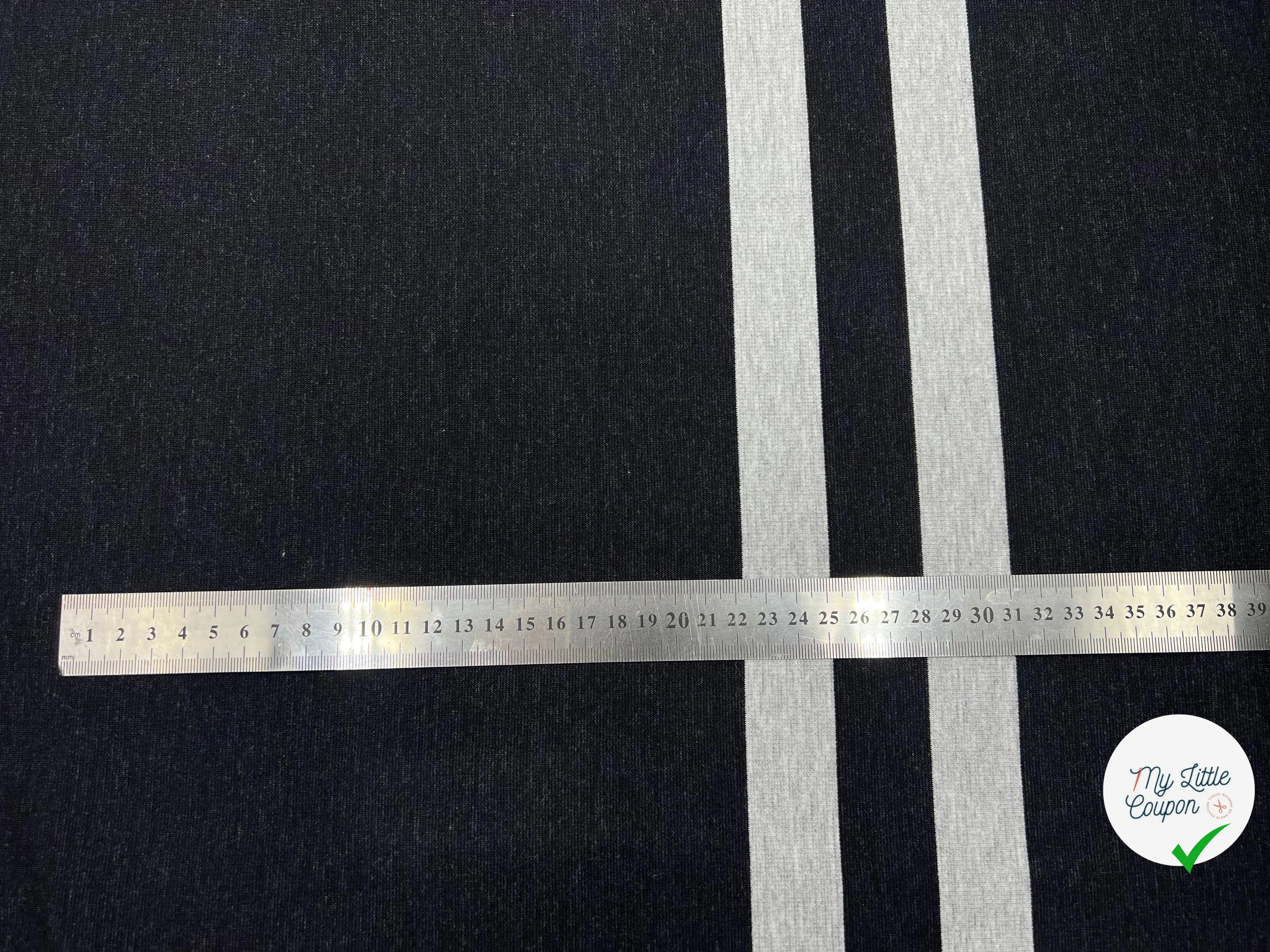 JERSEY LOURD STRETCH MOUTONNÉ NOIR - My Little Coupon - tissu - coudre