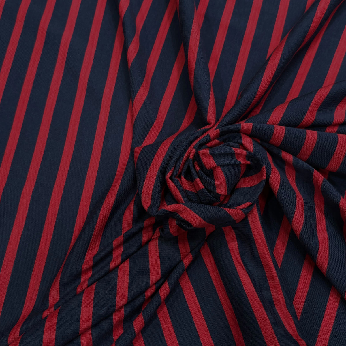 JERSEY MARINIÈRE RAYURES BLEU MARINE ET ROUGE COTON STRETCH FABRICATION RÉGION DE TROYES 🇫🇷 - My Little Coupon