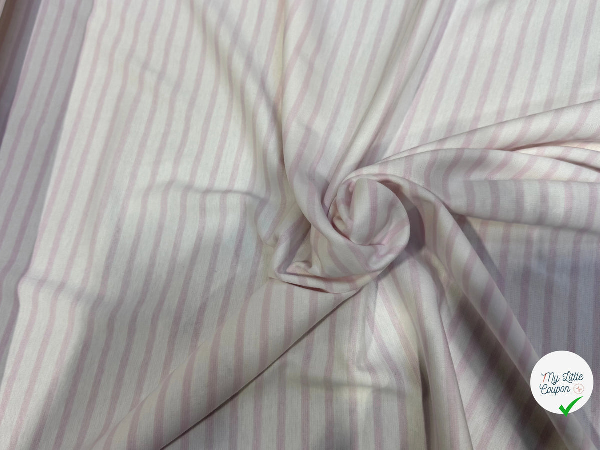 JERSEY MOUSSE DOUX AU TOUCHER BLANC ET ROSE CLAIR FABRICATION RÉGION DE TROYES 🇫🇷 - My Little Coupon