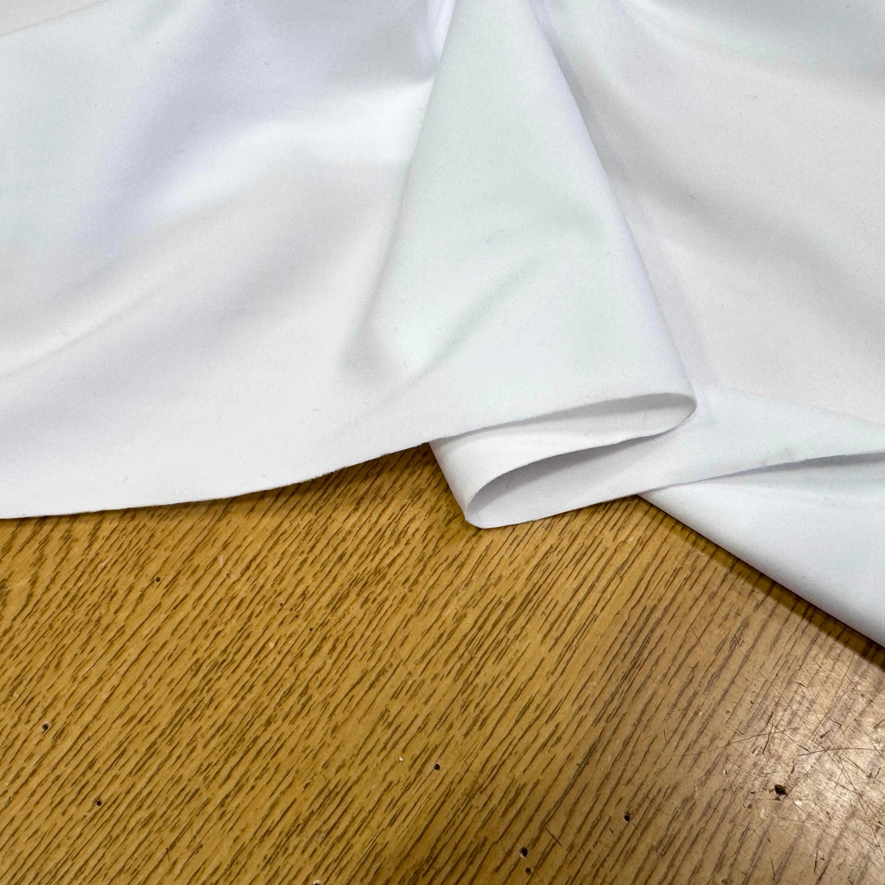 JERSEY POUR BRASSIÈRE YOGA BLANC OPTIQUE LISSE - My Little Coupon