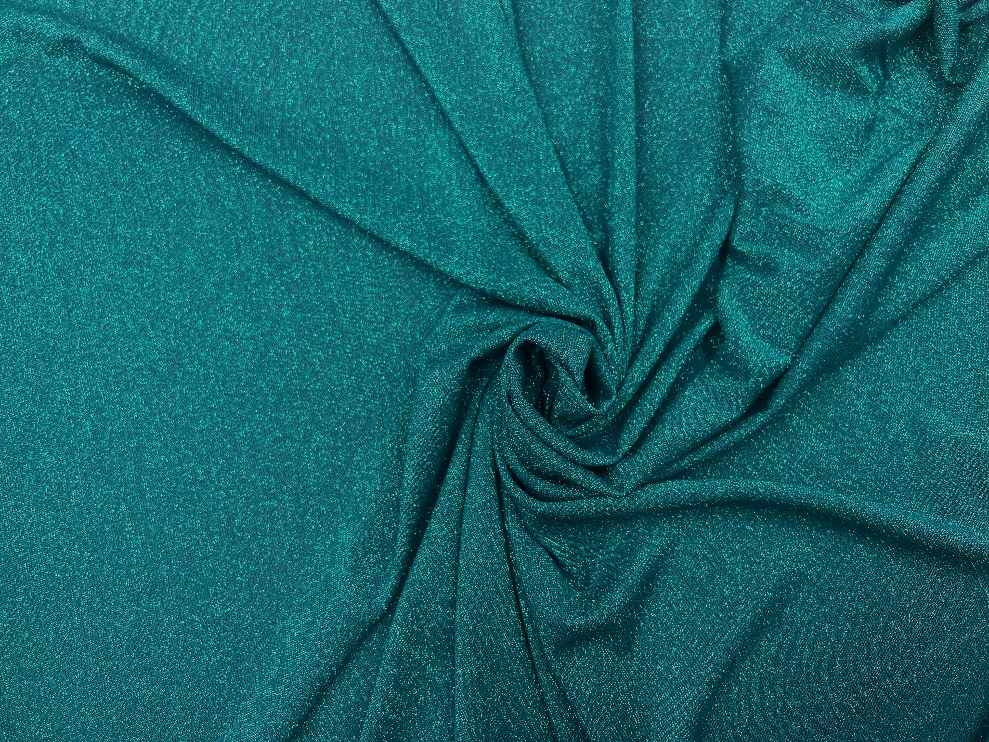 JERSEY SCINTILLANT COCKTAIL VERT SHINY MSO