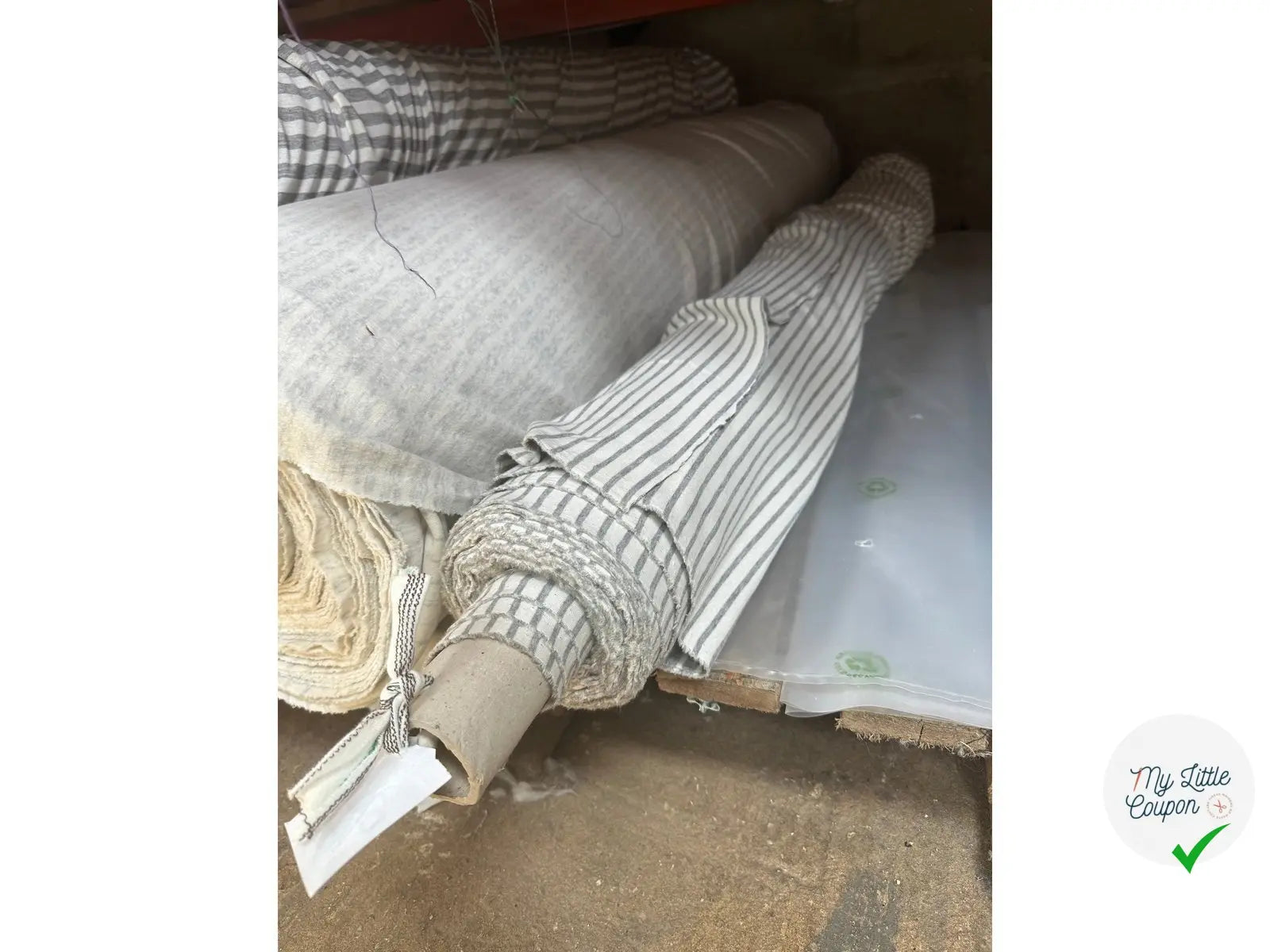 JERSEY TOUT DOUX ÉCRU ET GRIS MSO