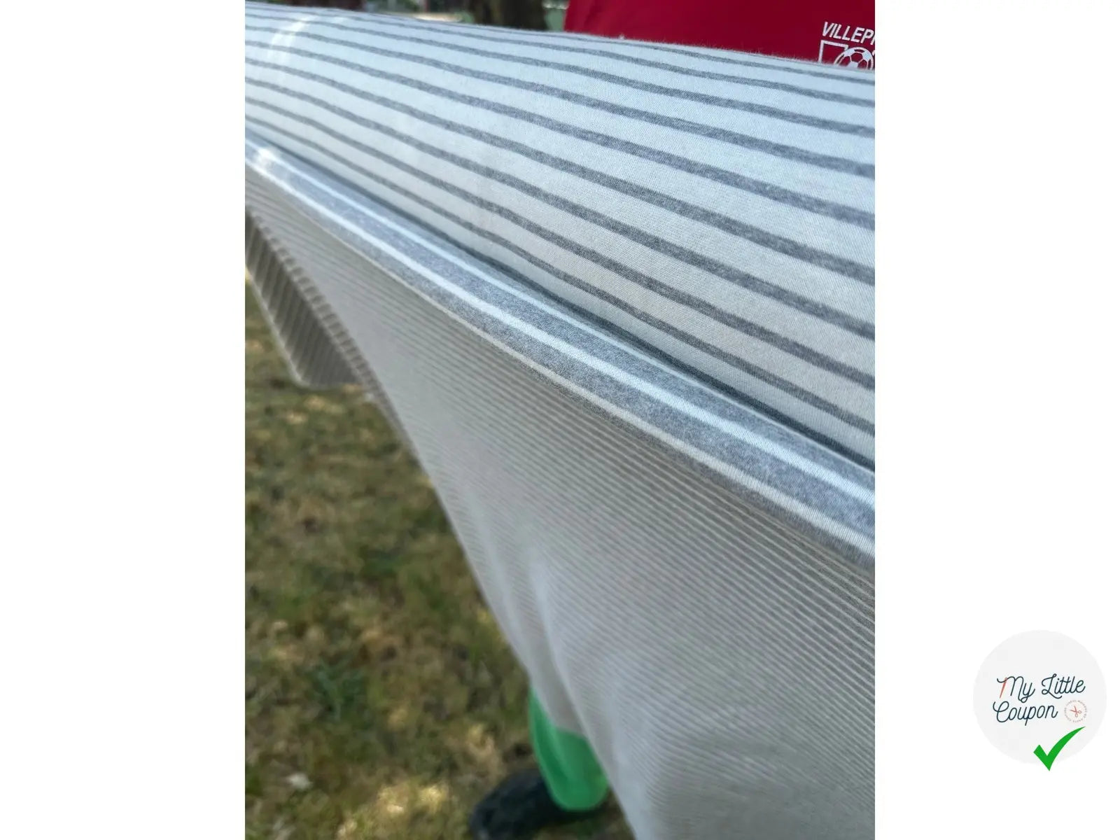 JERSEY TOUT DOUX ÉCRU ET GRIS MSO