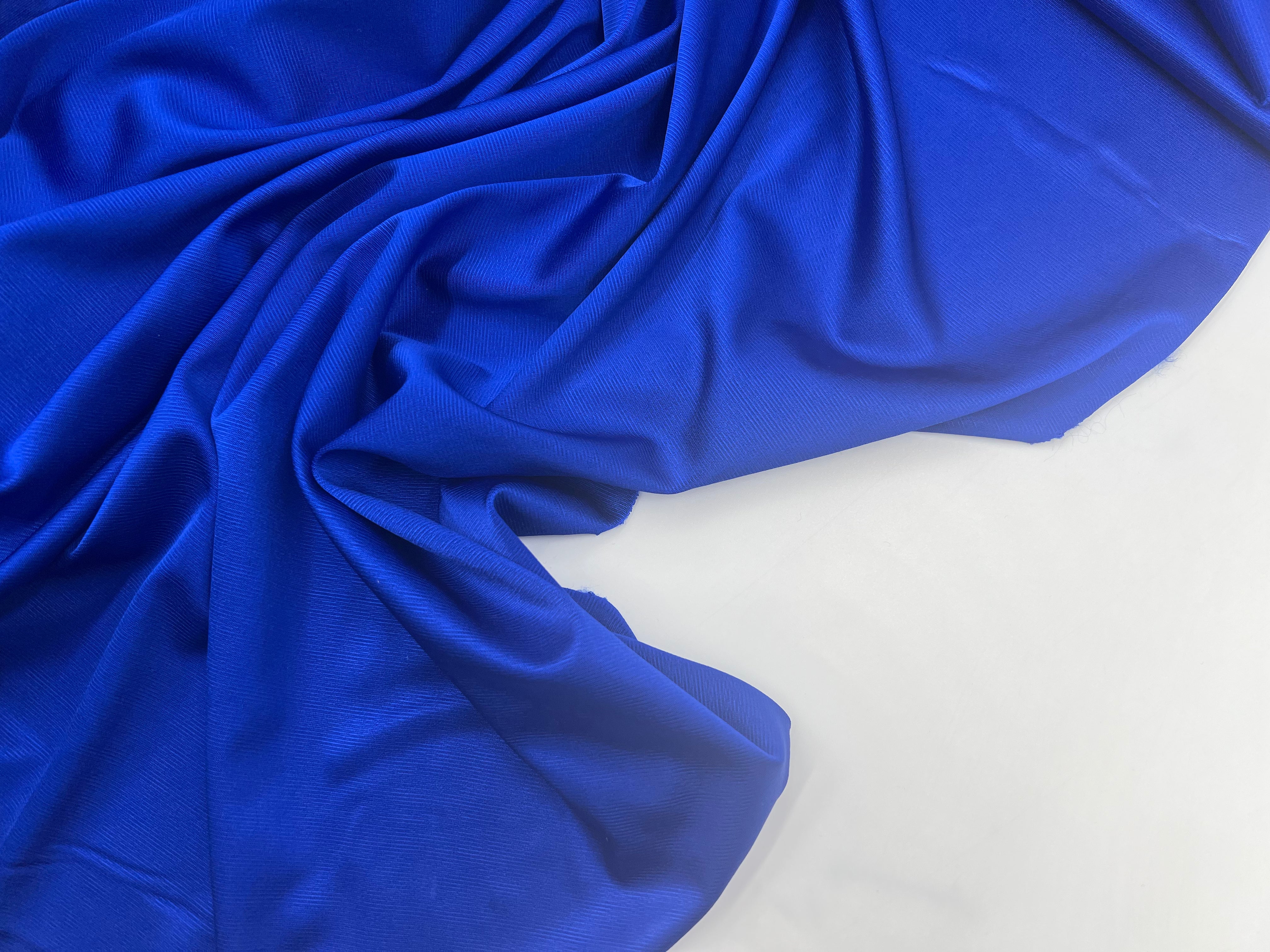 JERSEY VISCOSE BLEU ÉLECTRIQUE SHINY MSO
