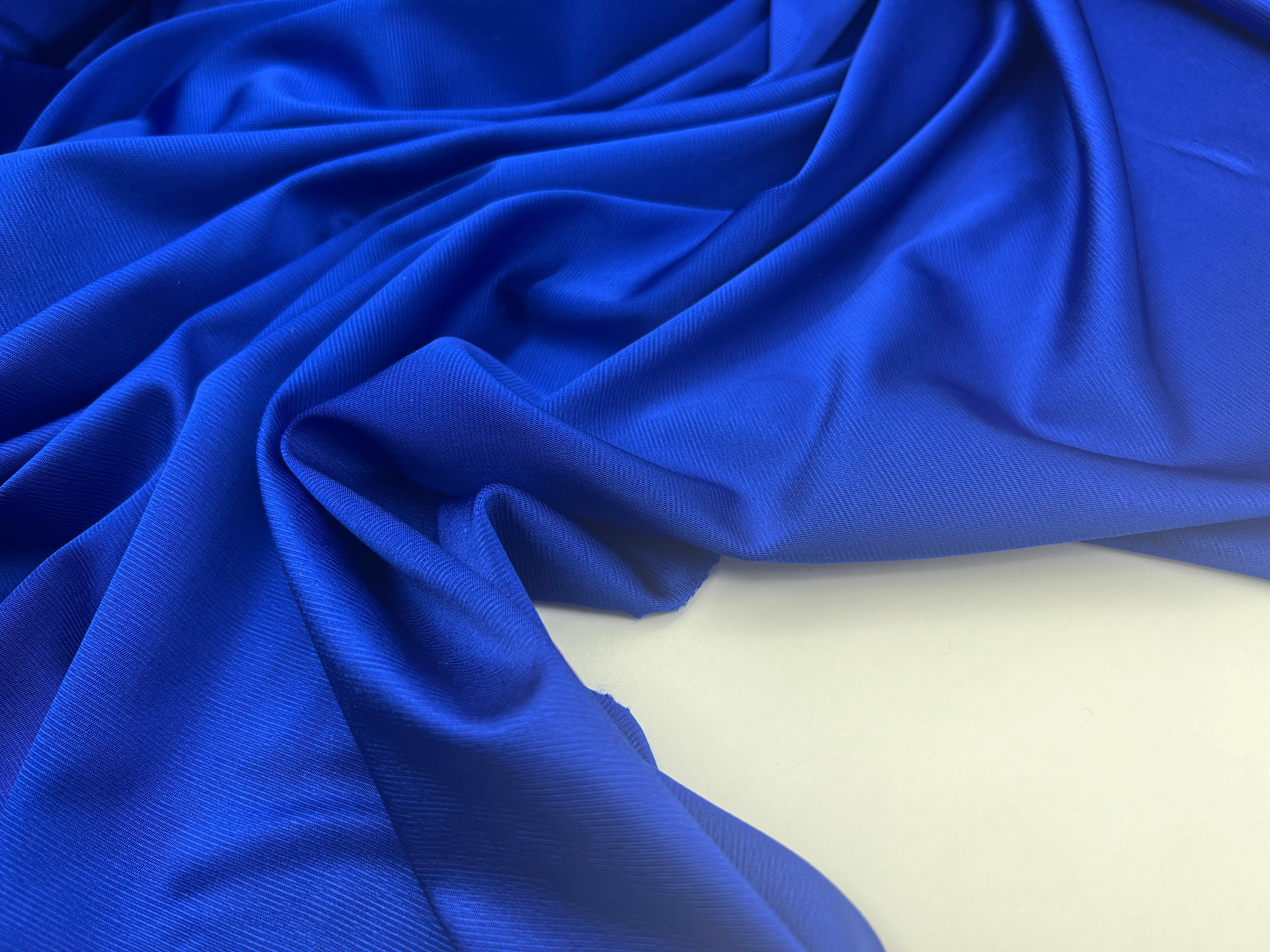 JERSEY VISCOSE BLEU ÉLECTRIQUE SHINY MSO