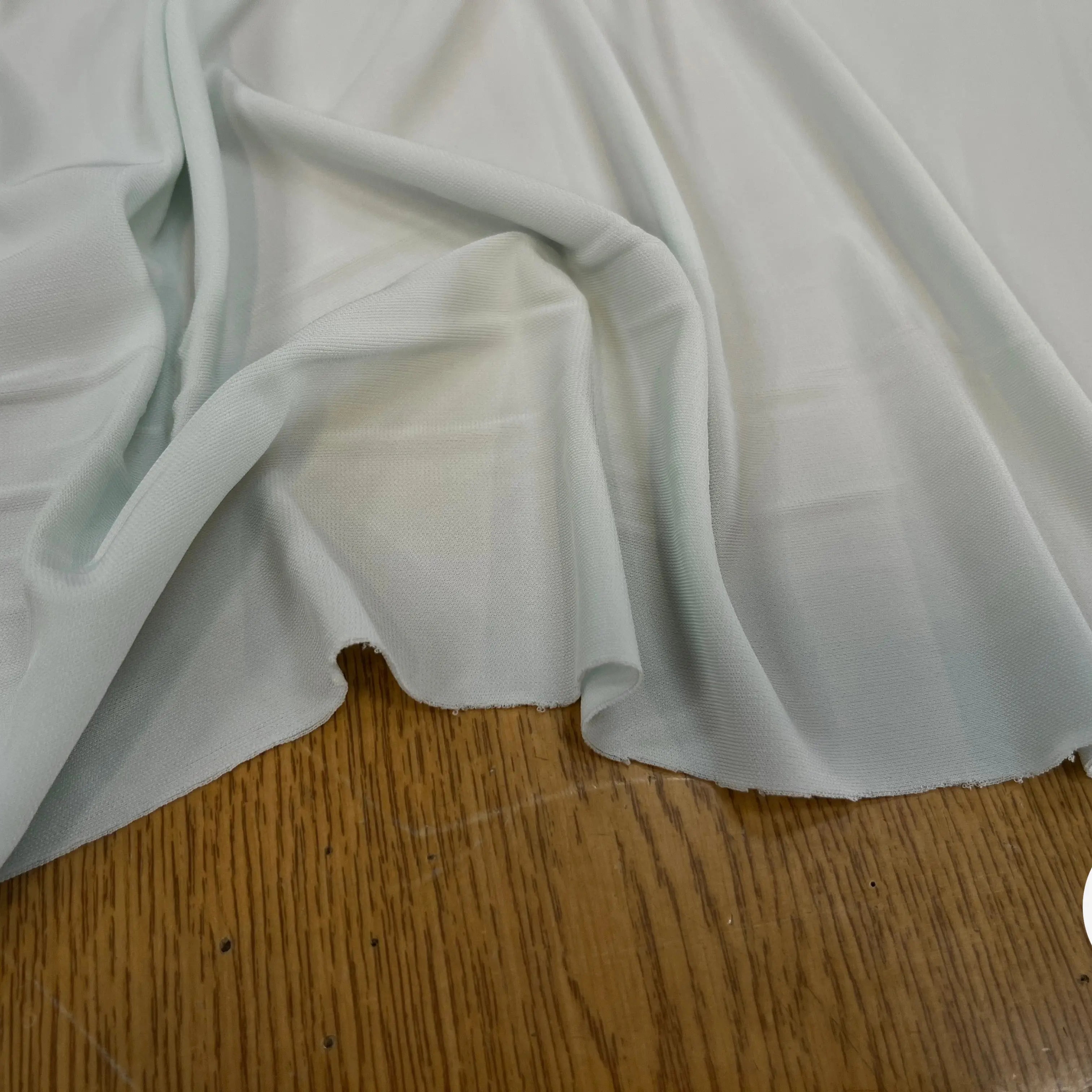 JERSEY VISCOSE BLEU VERT CLAIR STRETCH - My Little Coupon