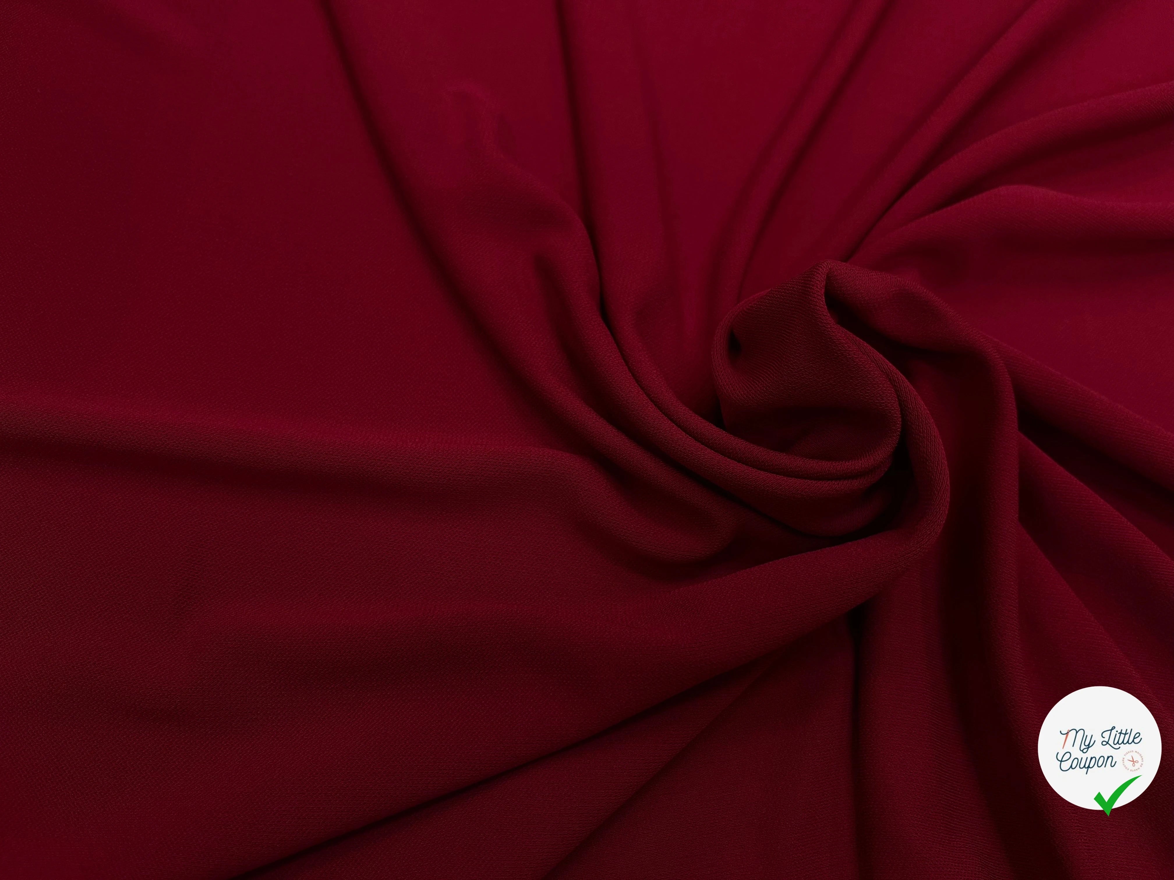 JERSEY VISCOSE COULEUR RUBY 135CM 7% EA - My Little Coupon