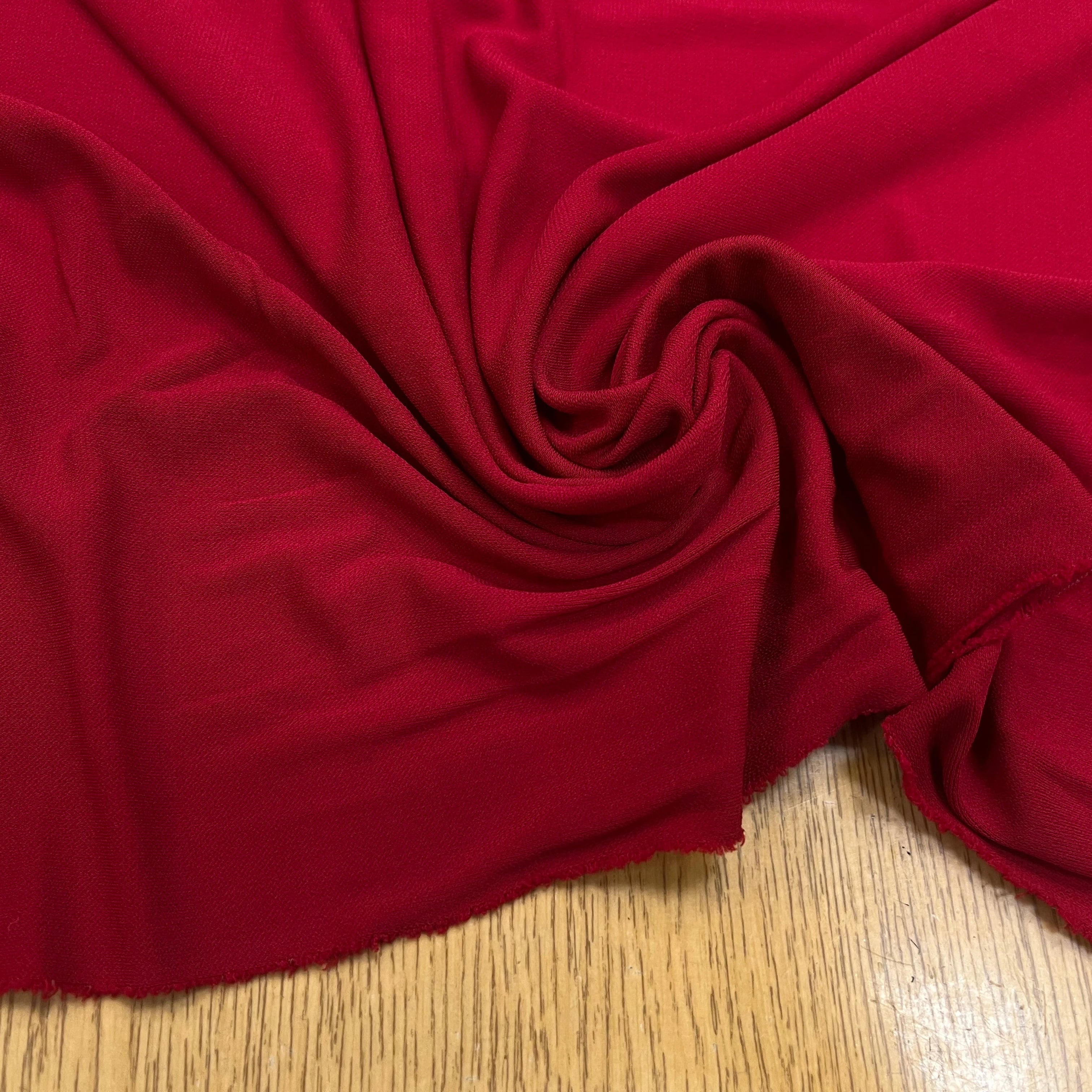 JERSEY VISCOSE COULEUR RUBY 135CM 7% EA - My Little Coupon