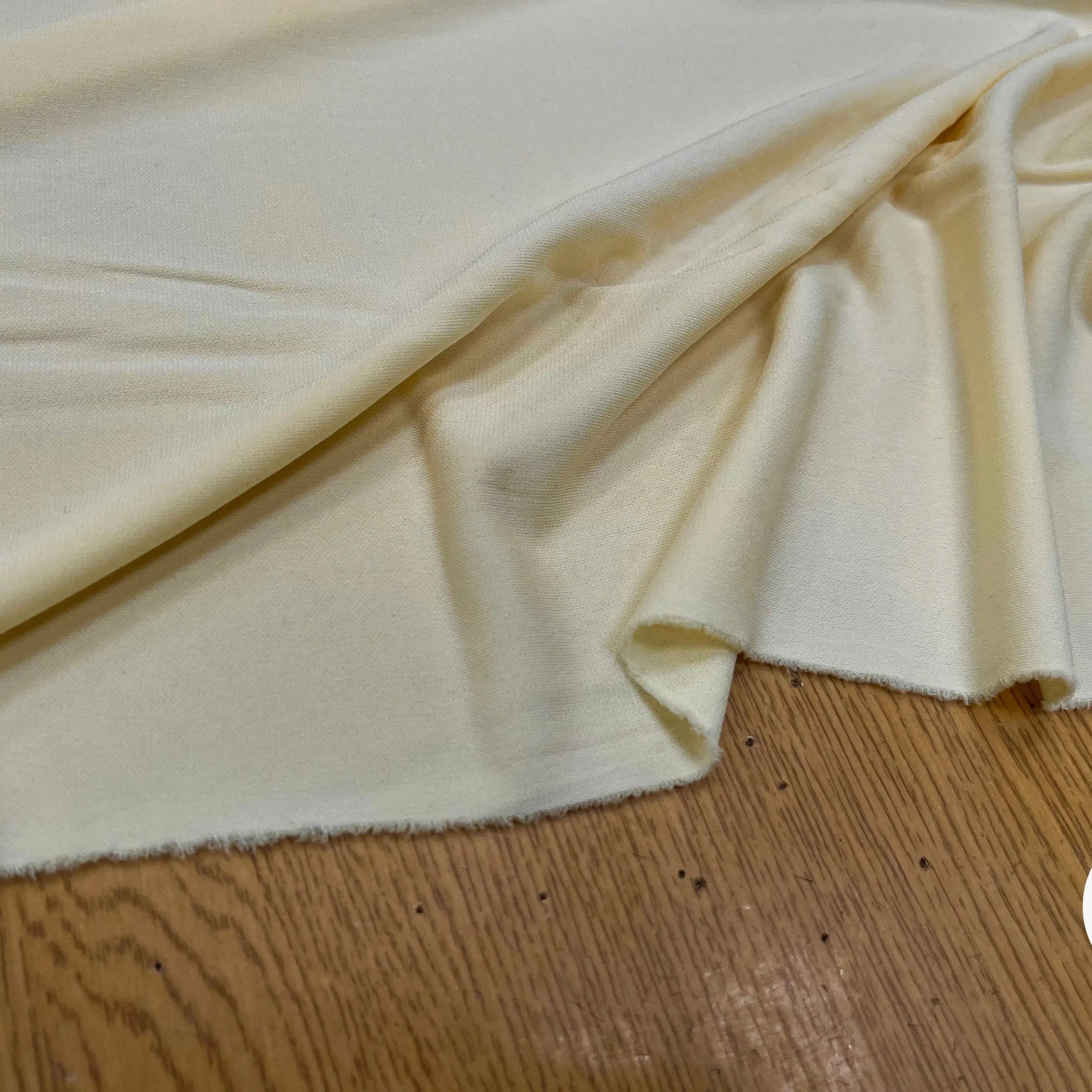 JERSEY VISCOSE CREPÉ 8%EA JAUNE BÉBÉ - My Little Coupon