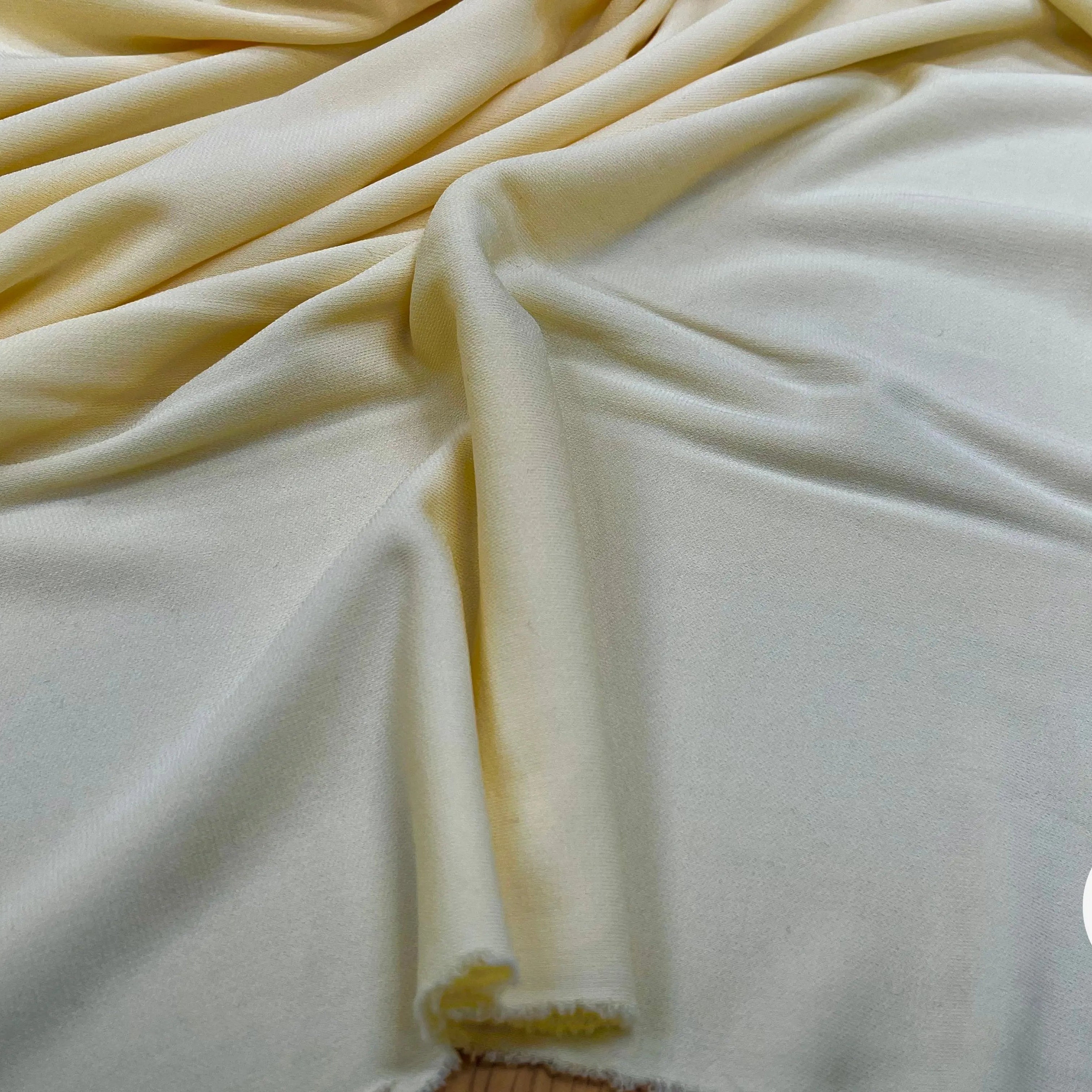 JERSEY VISCOSE CREPÉ 8%EA JAUNE BÉBÉ - My Little Coupon