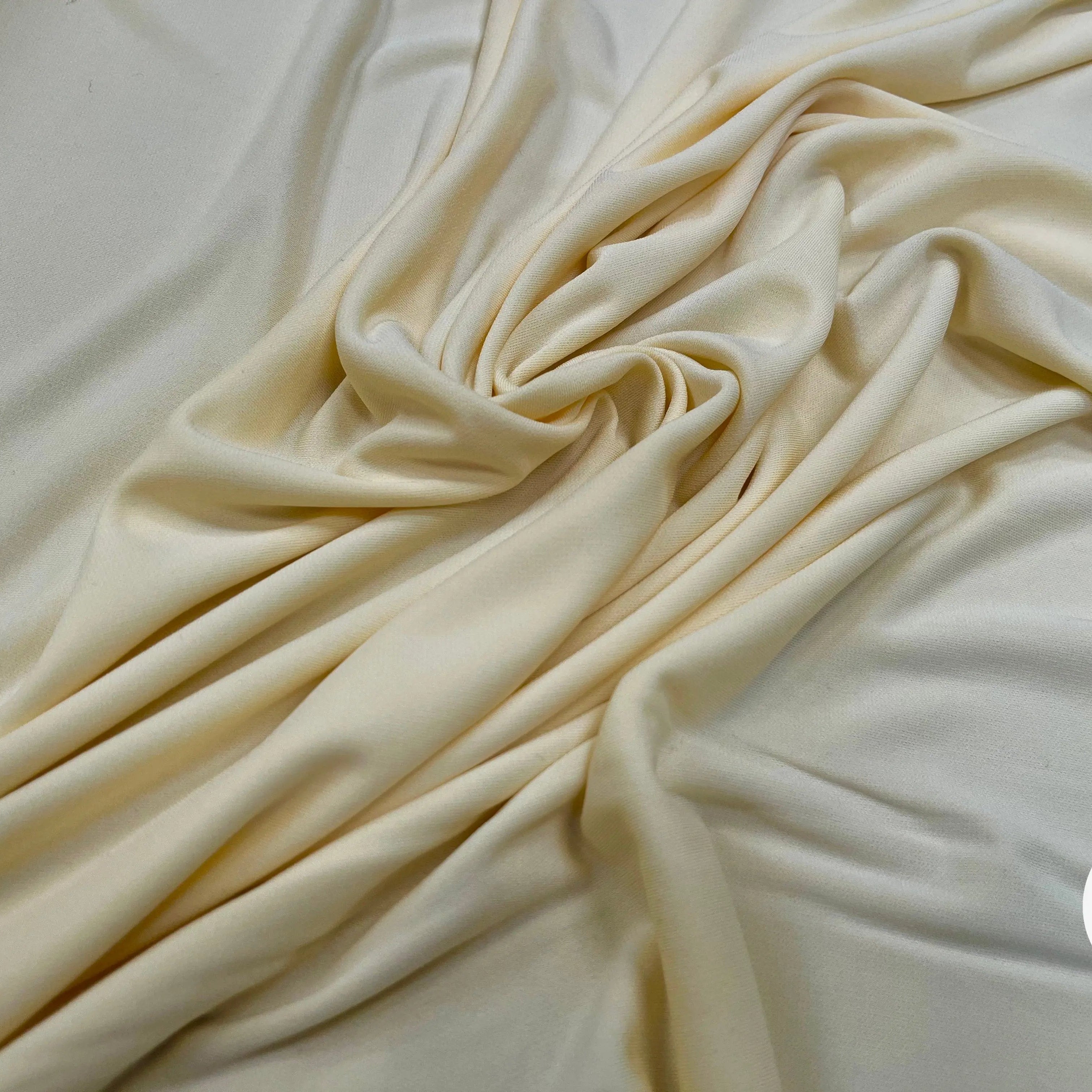 JERSEY VISCOSE CREPÉ 8%EA JAUNE BÉBÉ - My Little Coupon