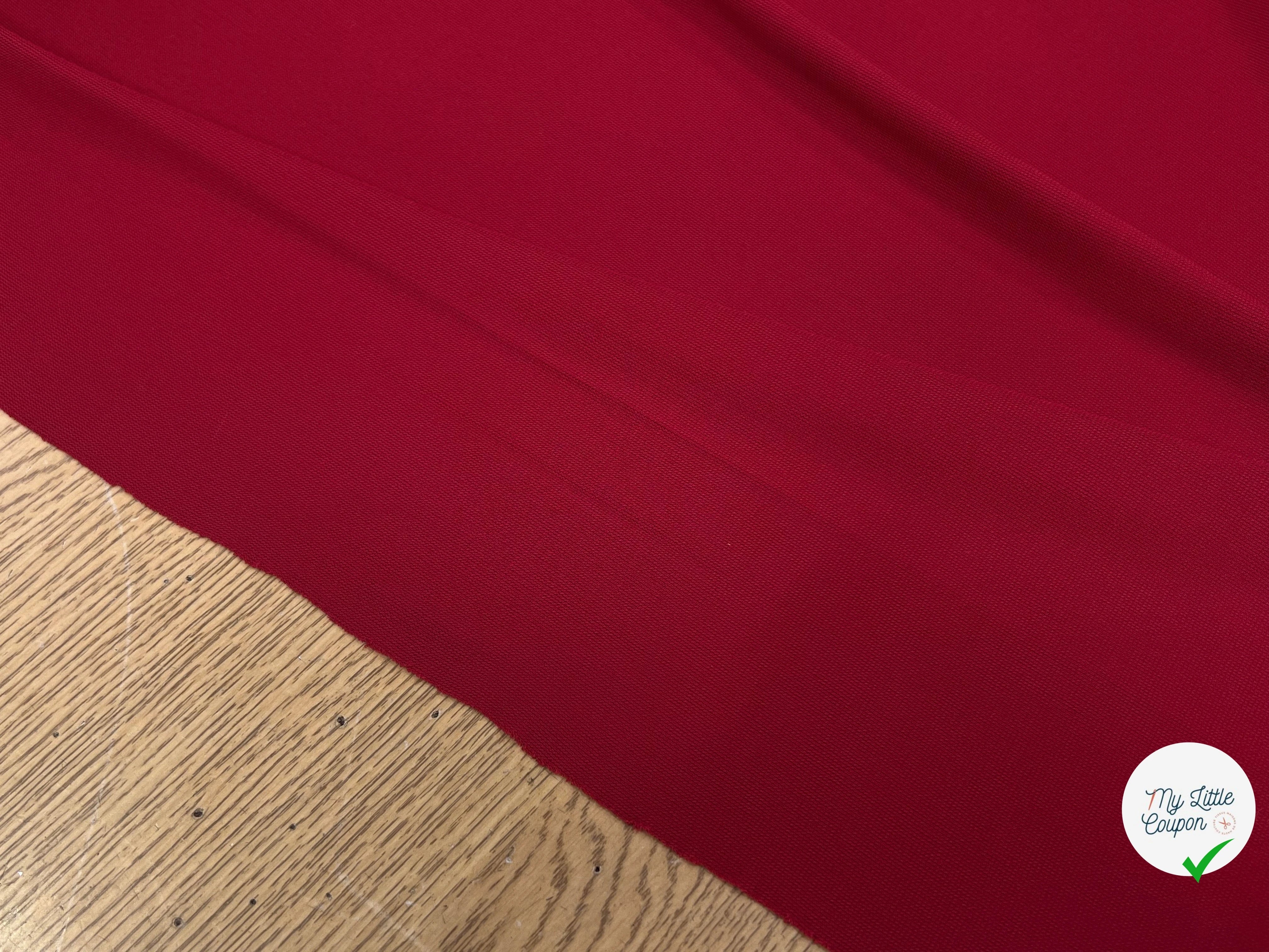 JERSEY VISCOSE CRÊPÉ ULTRA STRECH FROID ROUGE 93% VISCOSE - My Little Coupon