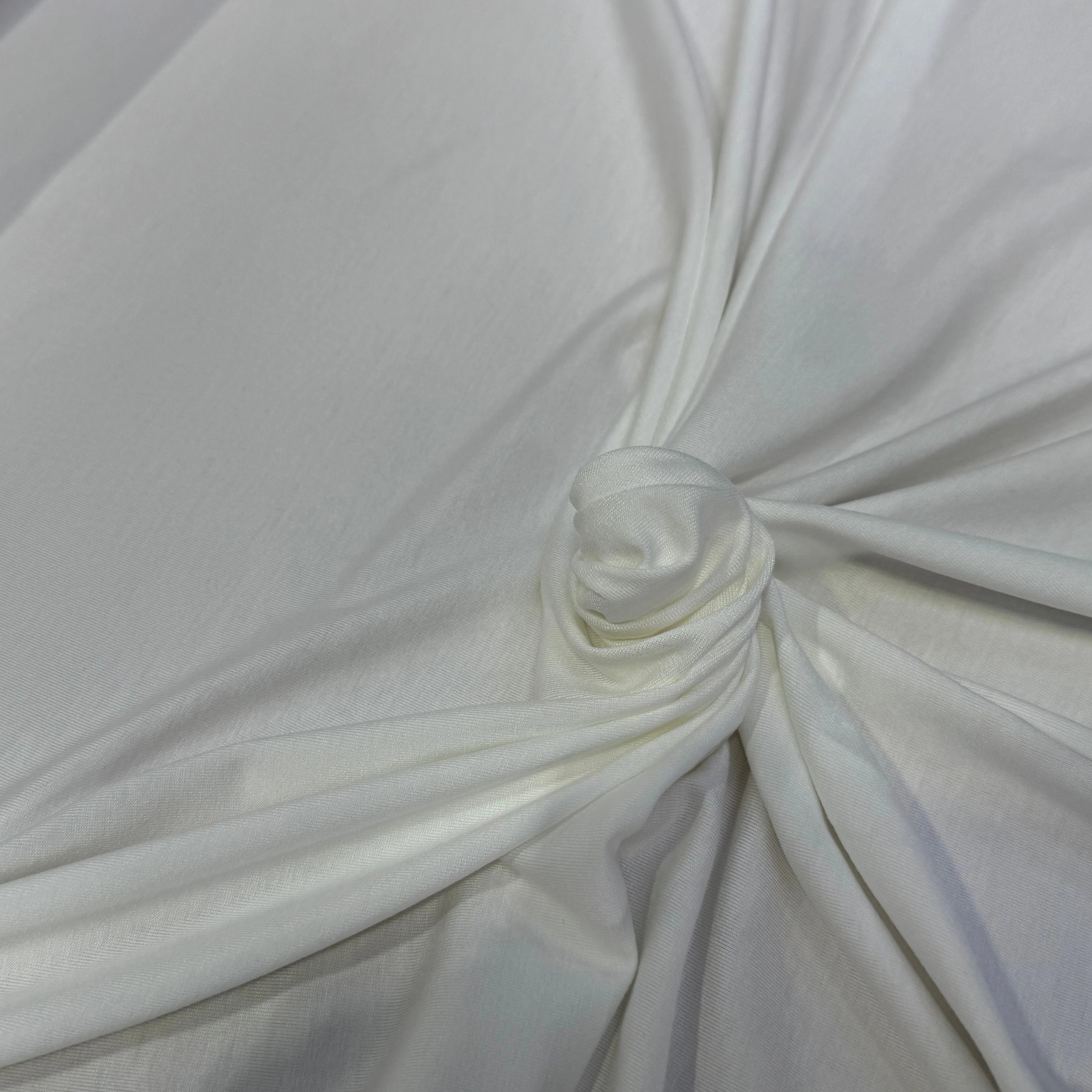 JERSEY VISCOSE EA BLANC ULTRA BEAU MADE IN FRANCE - My Little Coupon
