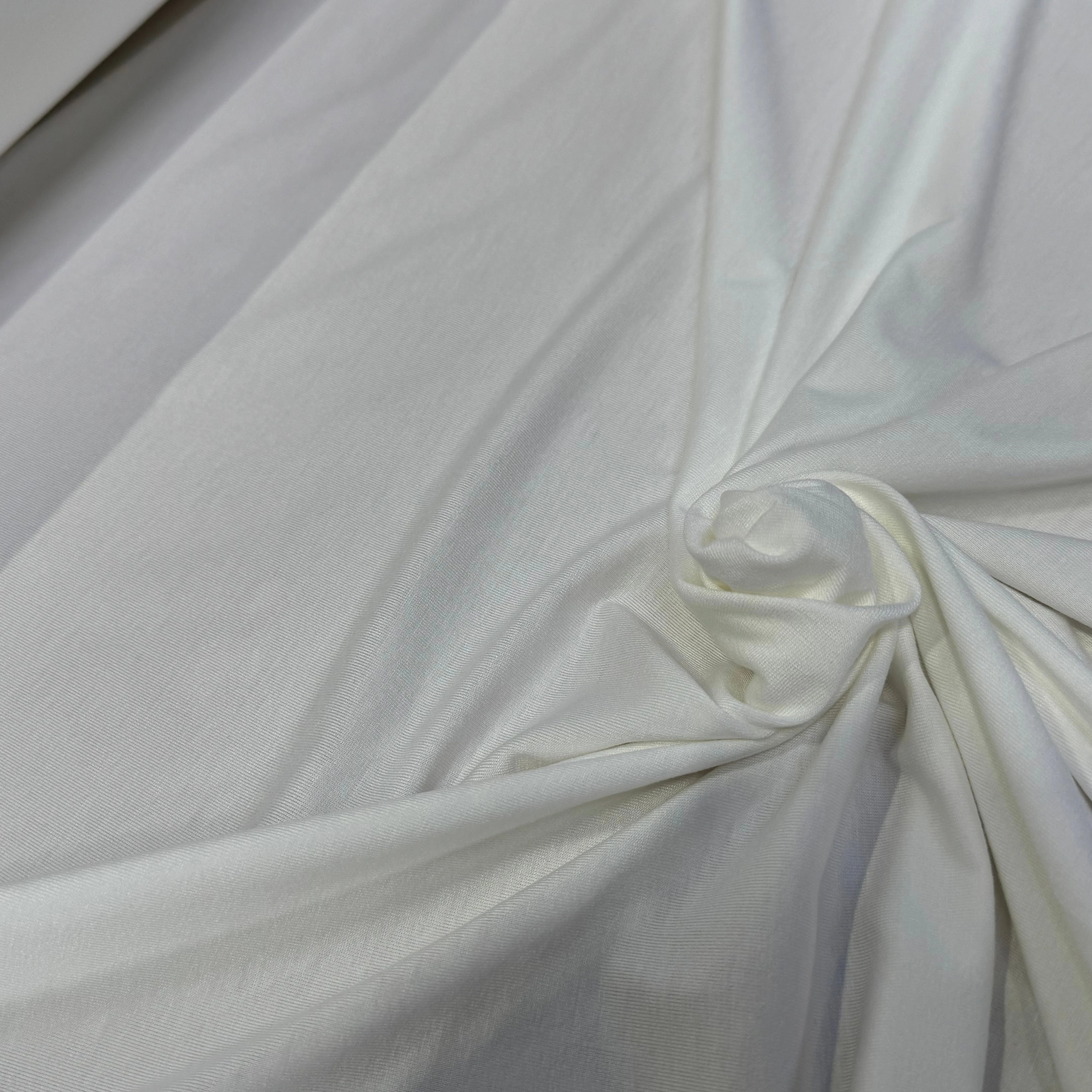JERSEY VISCOSE EA BLANC ULTRA BEAU MADE IN FRANCE - My Little Coupon