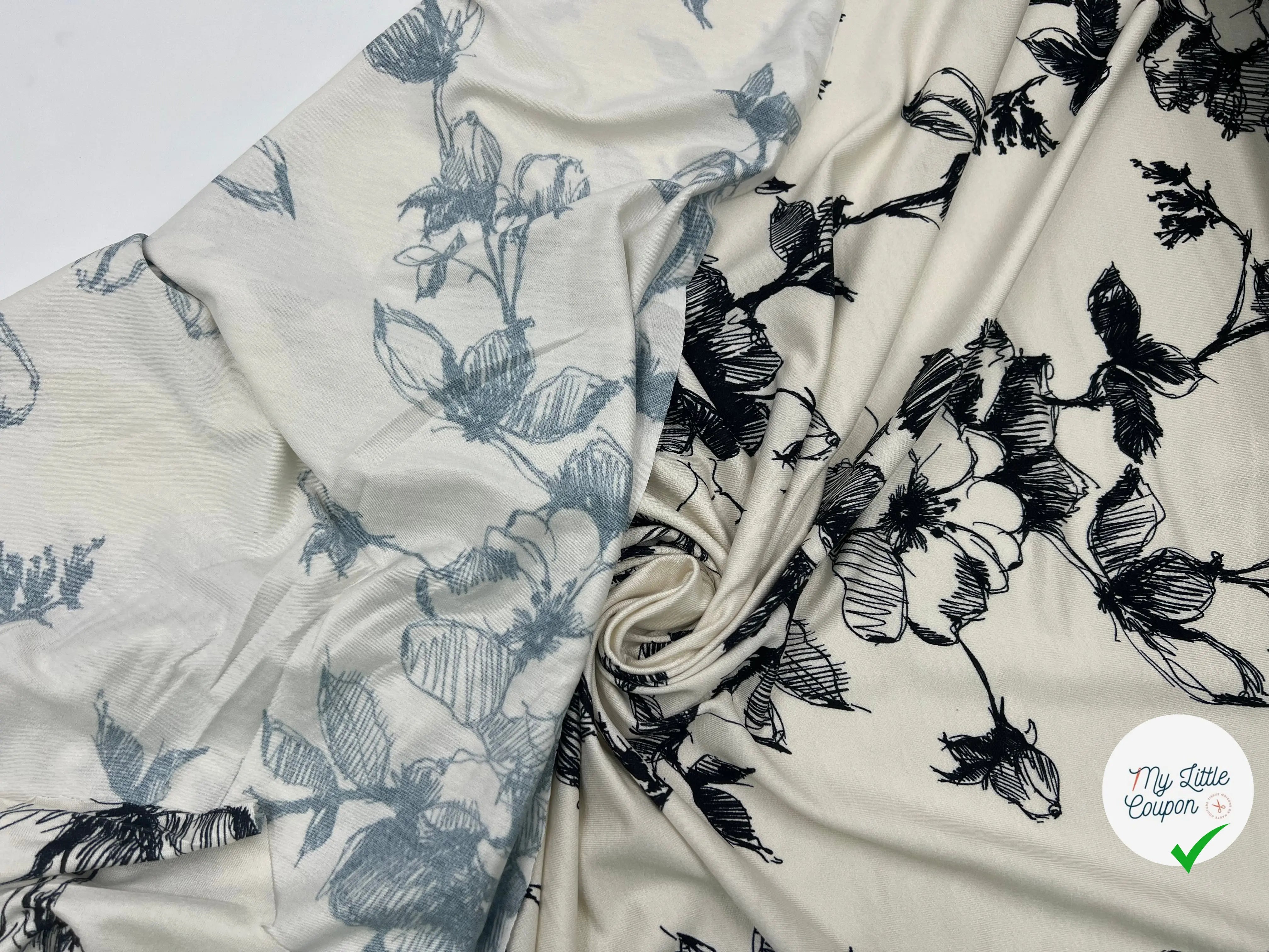 JERSEY VISCOSE ÉLASTHANNE FLEUR D'ESQUISSE MSO