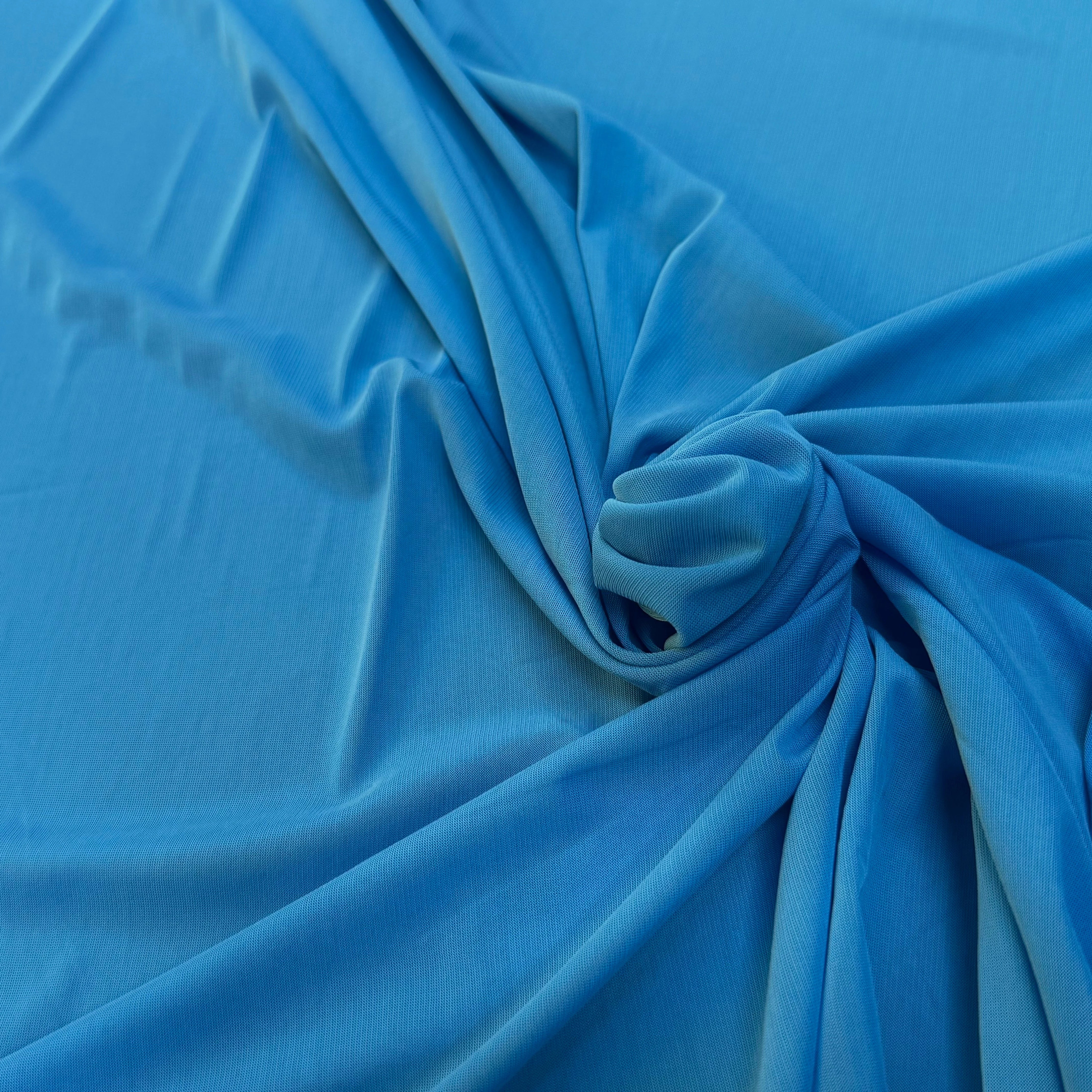 JERSEY VISCOSE FLUIDE ULTRA STRETCH BLUE - My Little Coupon