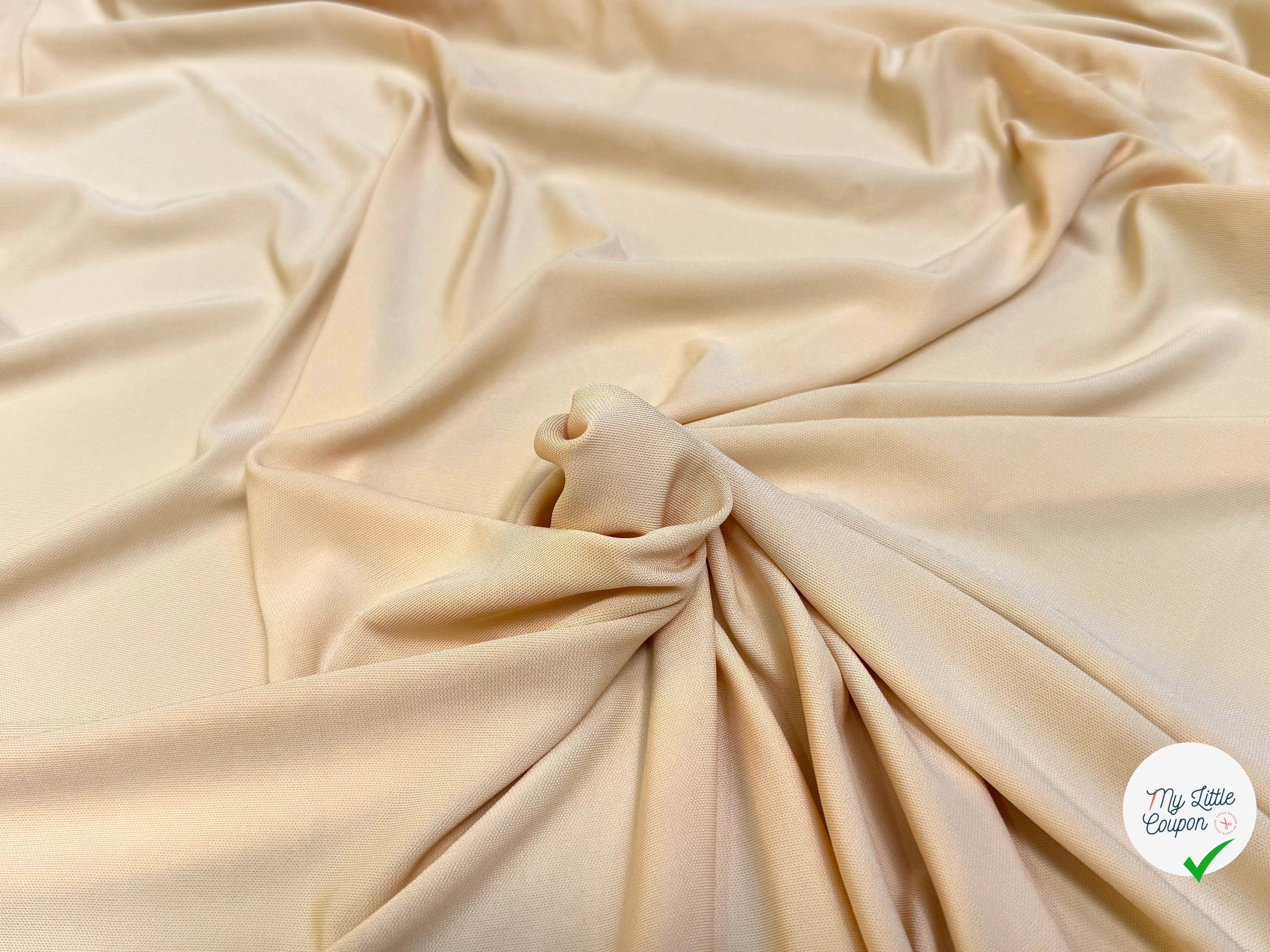 JERSEY VISCOSE FLUIDE ULTRA STRETCH DAWN ORANGE JS0145 - My Little Coupon