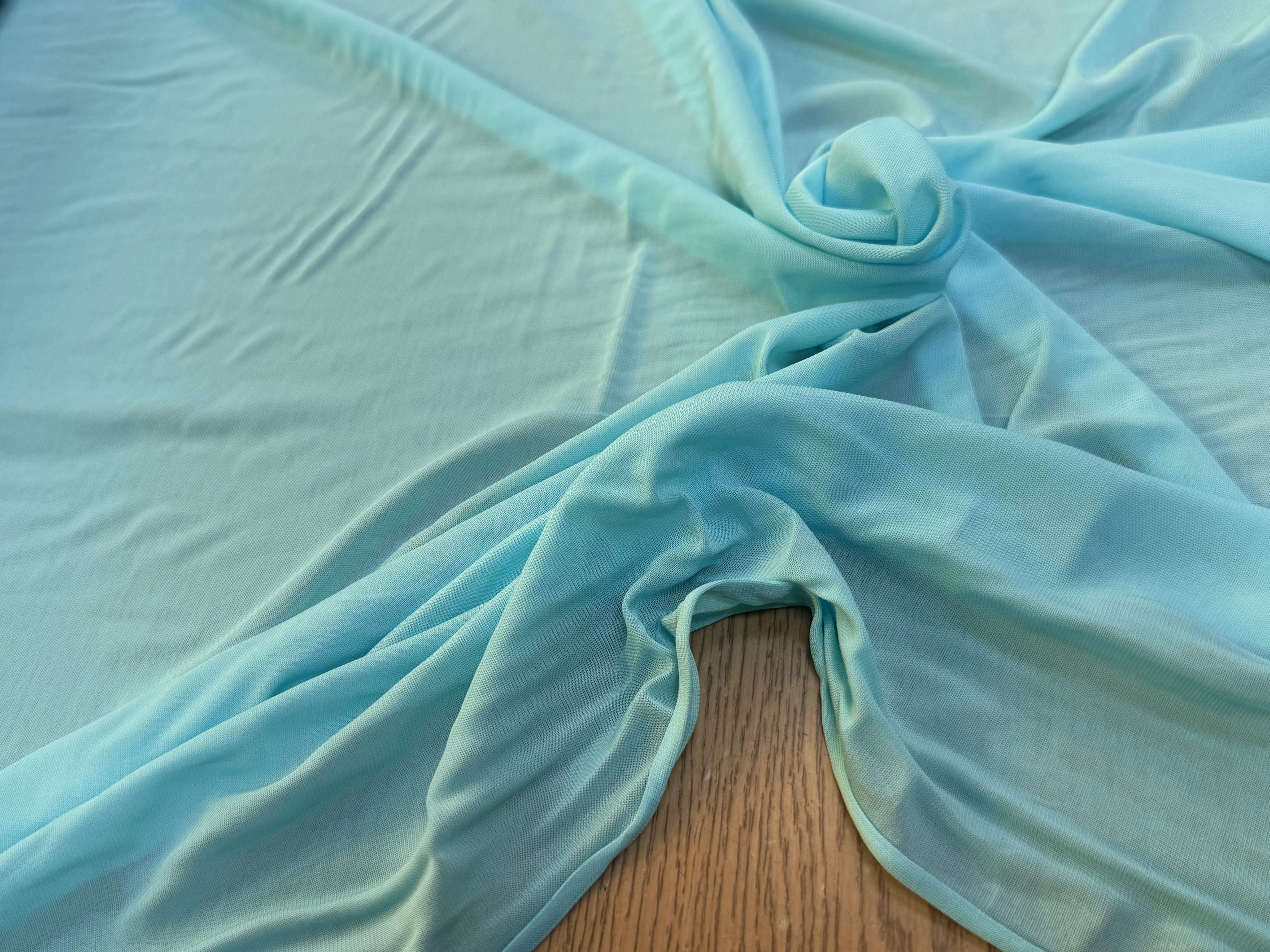 JERSEY VISCOSE FLUIDE ULTRA STRETCH ET FIN TEAL - My Little Coupon