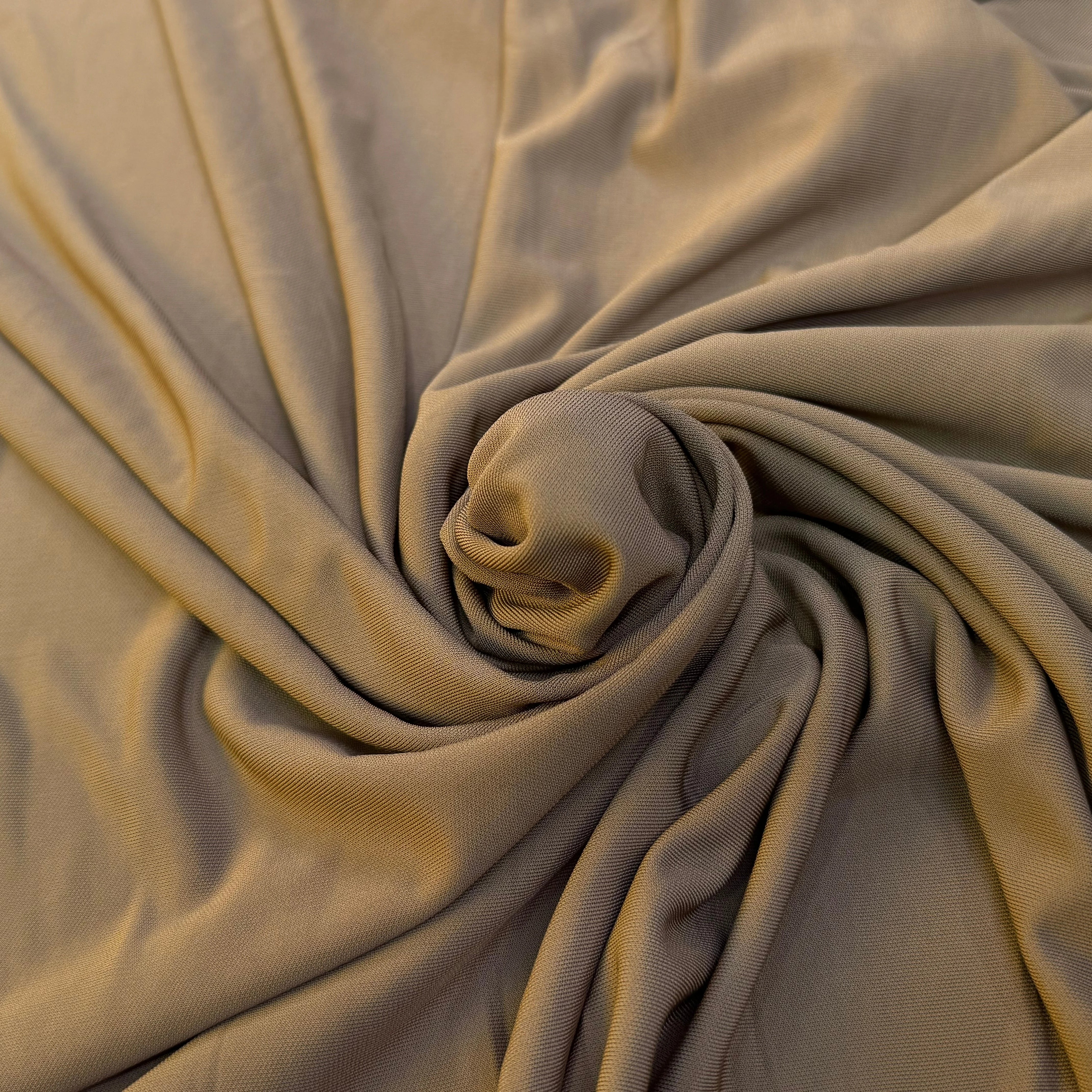 JERSEY VISCOSE FROIDE ULTRA STRETCH CARAMEL - My Little Coupon