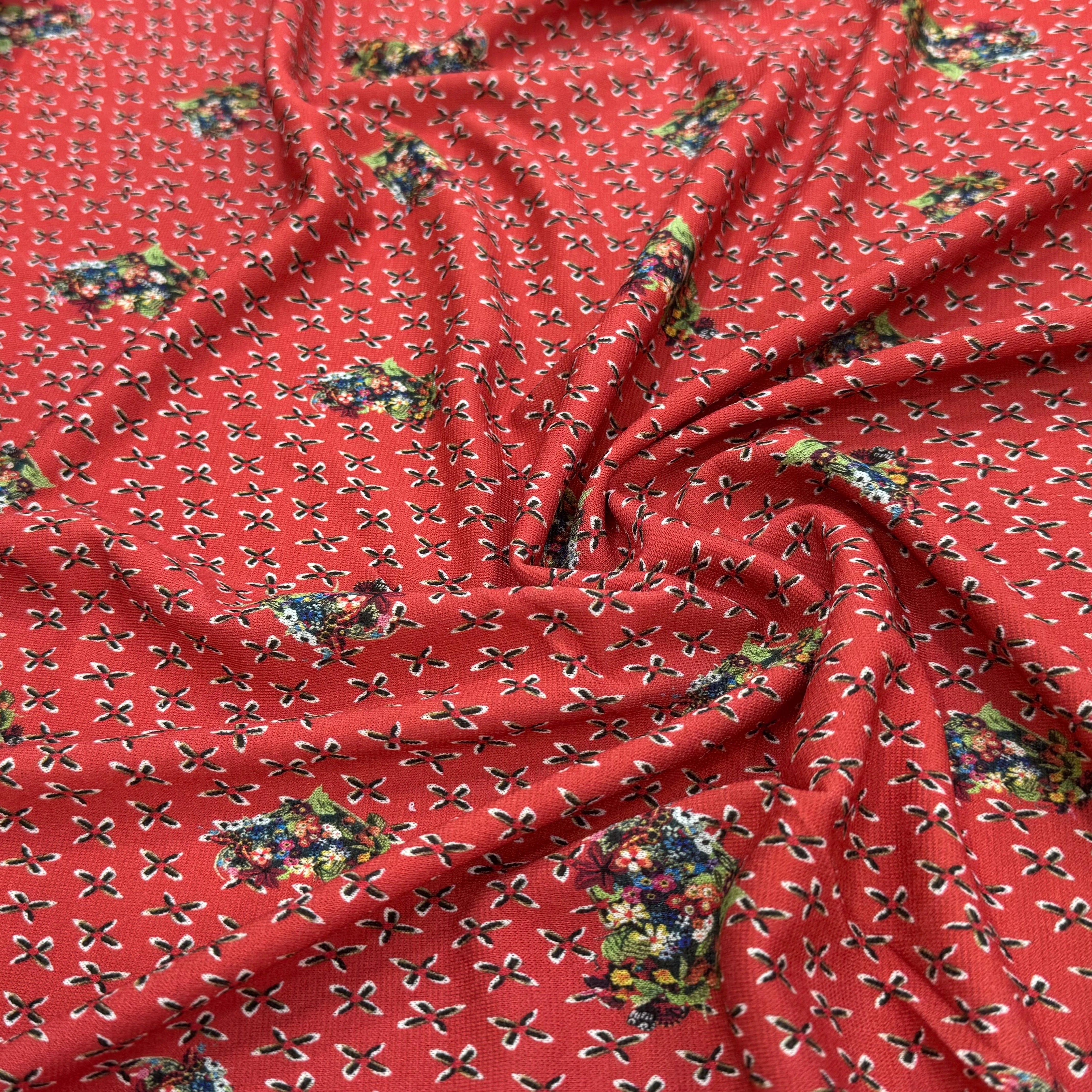 JERSEY VISCOSE KIRA IMPRIMÉ FLEURIS - My Little Coupon