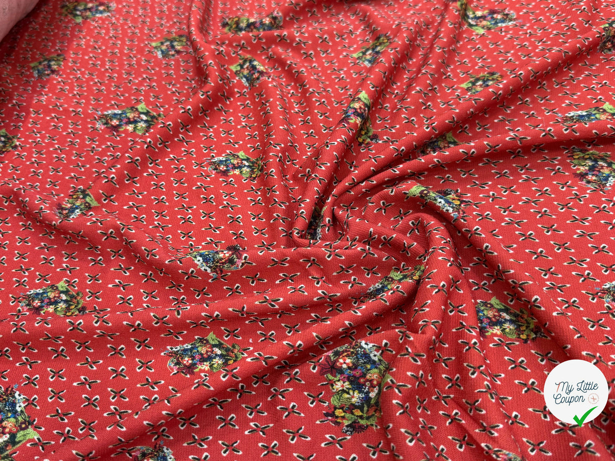JERSEY VISCOSE KIRA IMPRIMÉ FLEURIS - My Little Coupon